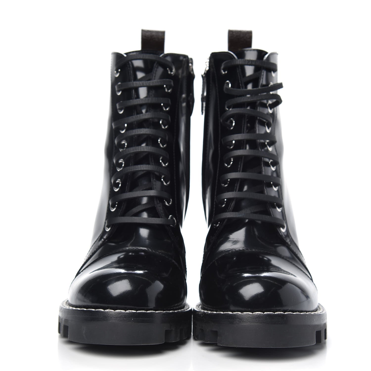 Louis Vuitton Patent Calfskin Star Trail Ankle Boots 39 Black 2 of 8