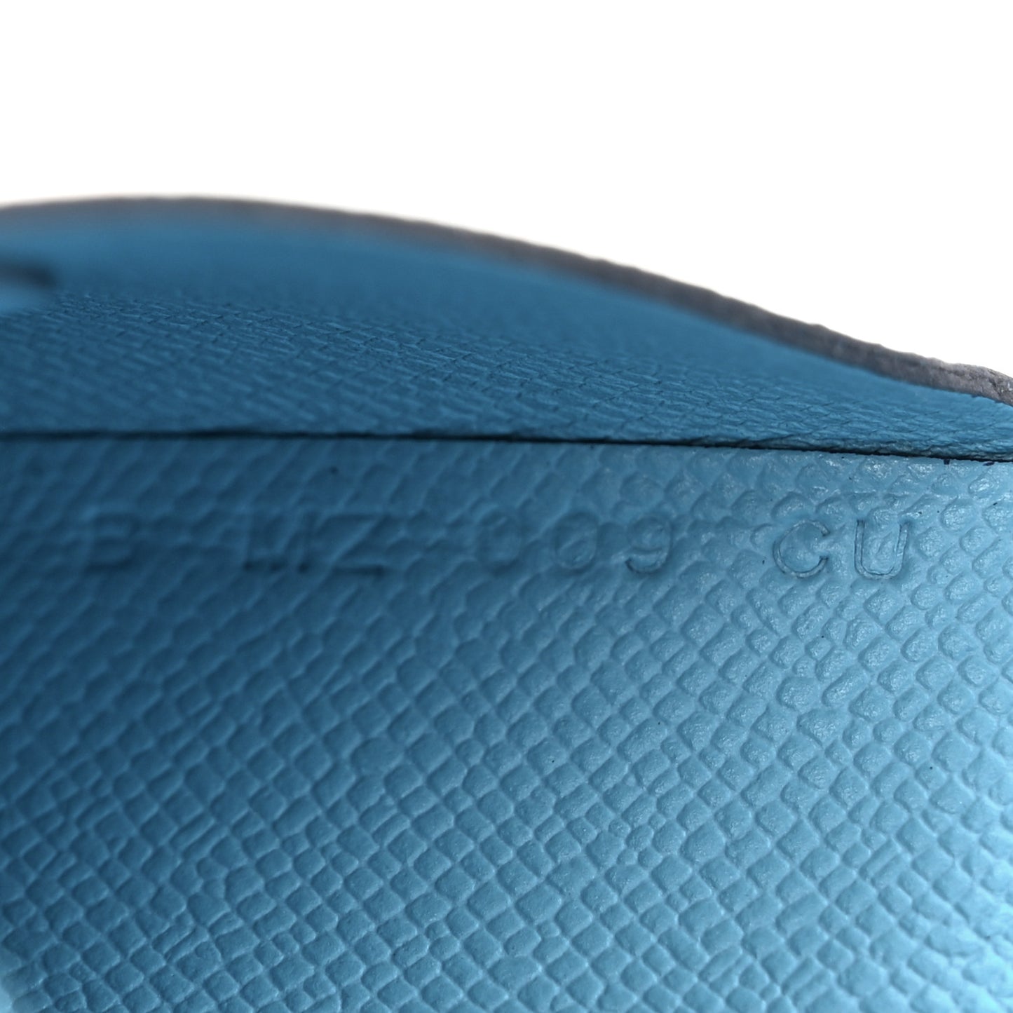 Madame Calfskin Duo Calvi Card Case Bleu du Nord