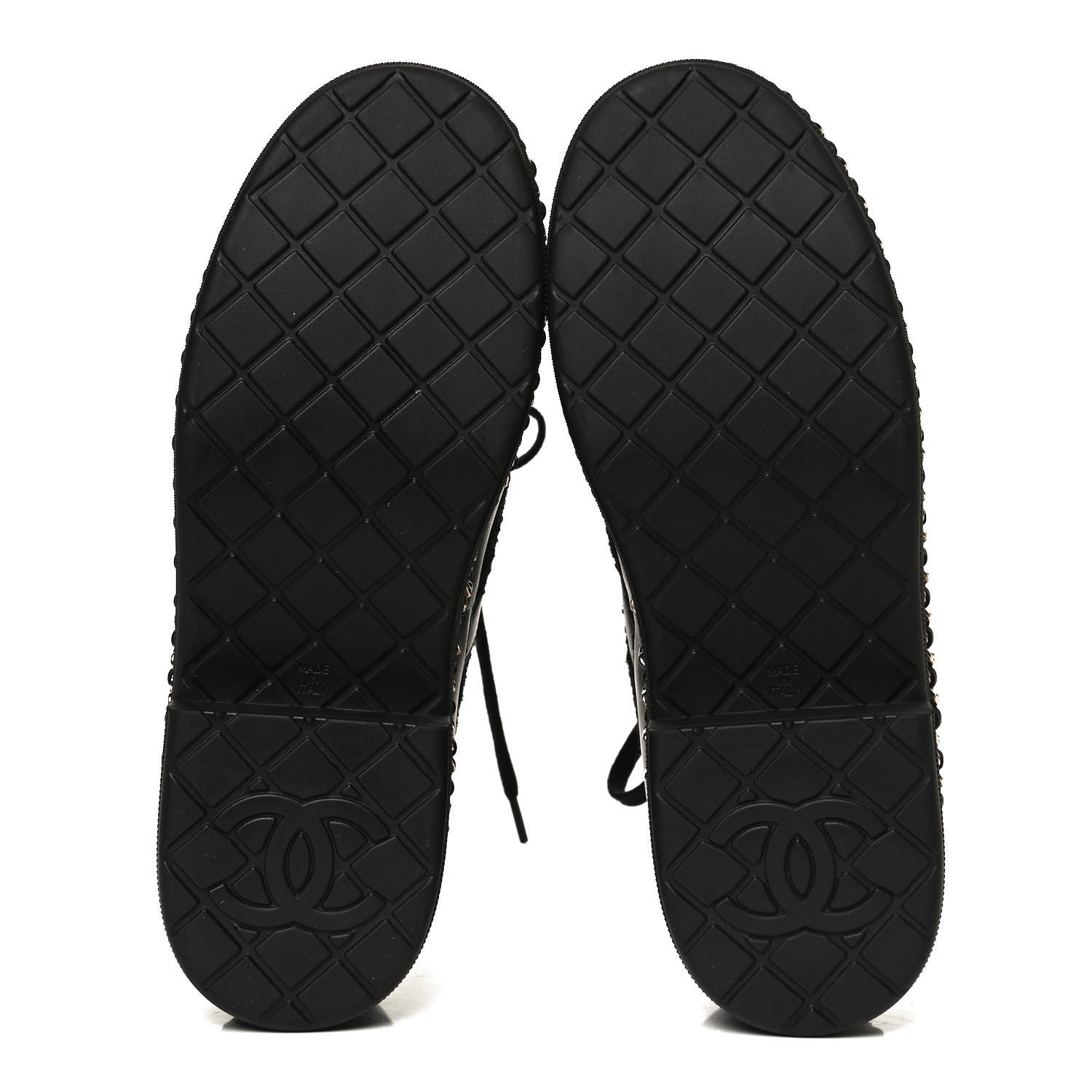Chanel Tweed Calfskin Chain Short Boots 36 Black 7 of 9