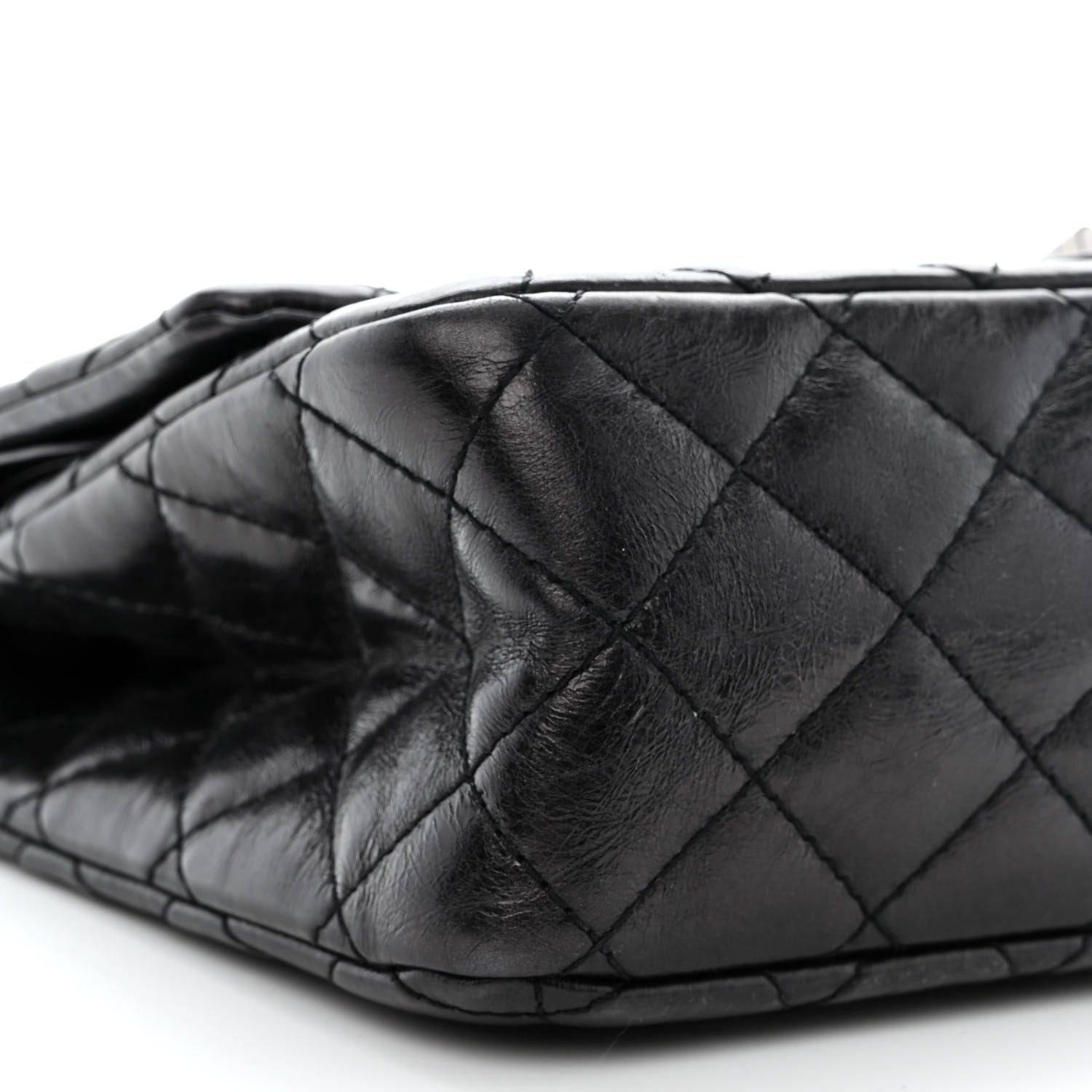 Chanel Aged Calfskin Quilted 2.55 Reissue 226 Flap Black 9 of 14