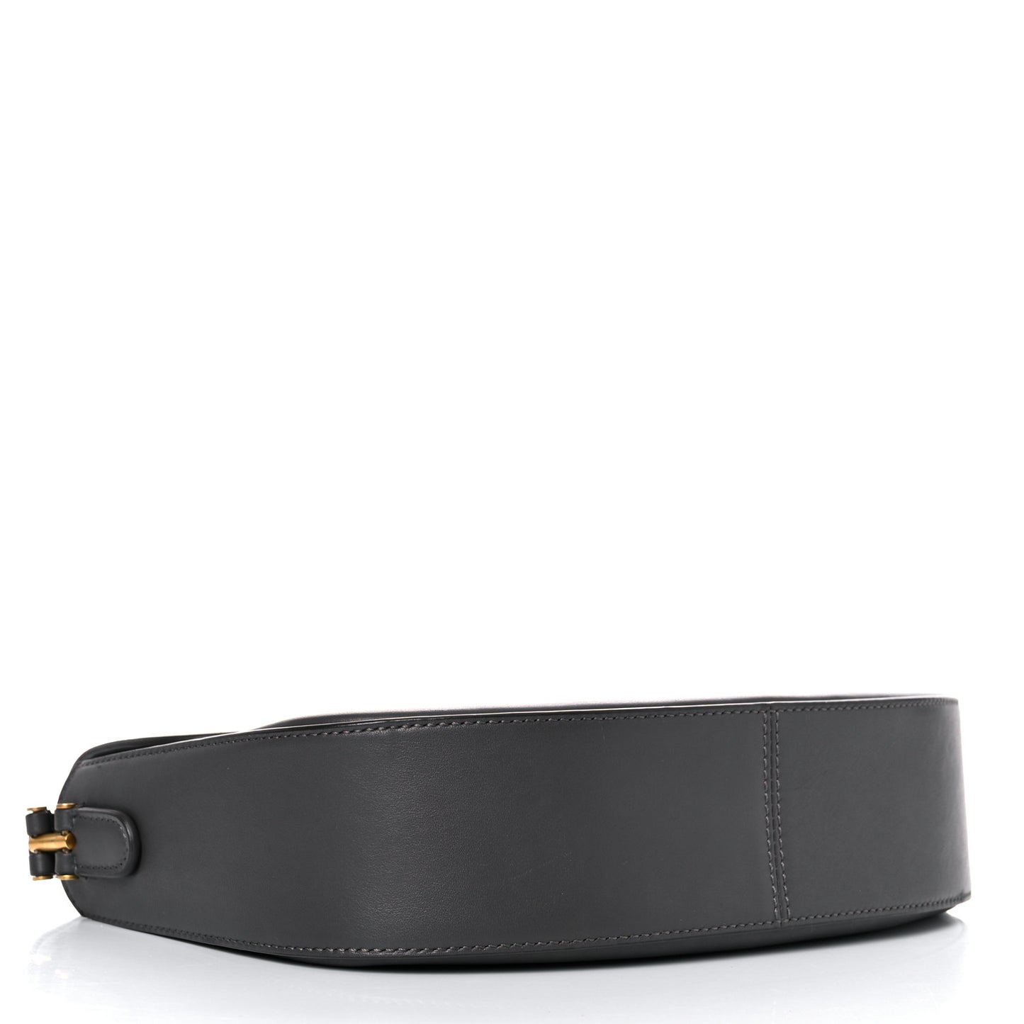 Calfskin Sasha Shoulder Bag Dark Grey