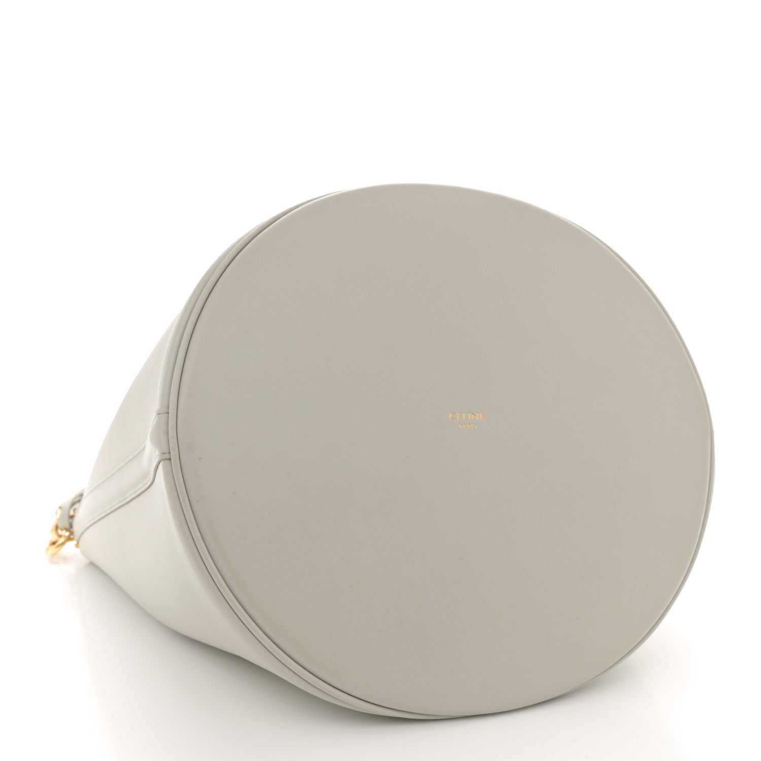 Celine Smooth Calfskin Bucket 16 Bag Light Stone 5 of 13