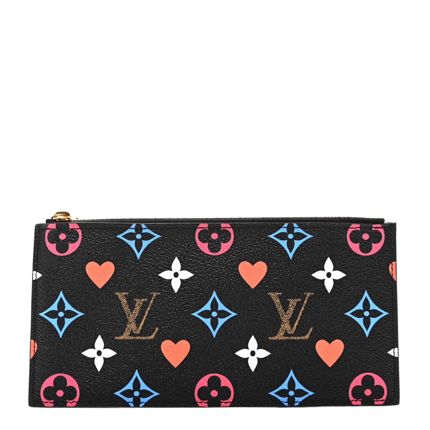 Louis Vuitton Game On Felicie Chain Wallet Zippered Insert Black 1 of 6