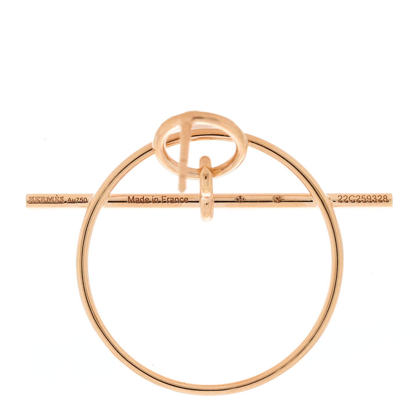 18K Rose Gold PM Loop Earrings