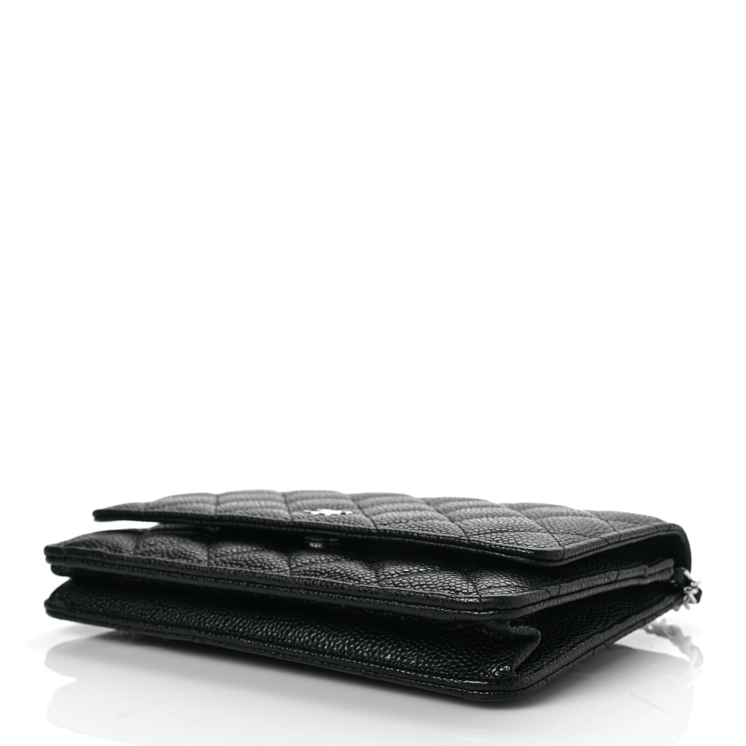 Chanel Caviar Quilted Wallet On Chain WOC Black 9 of 9