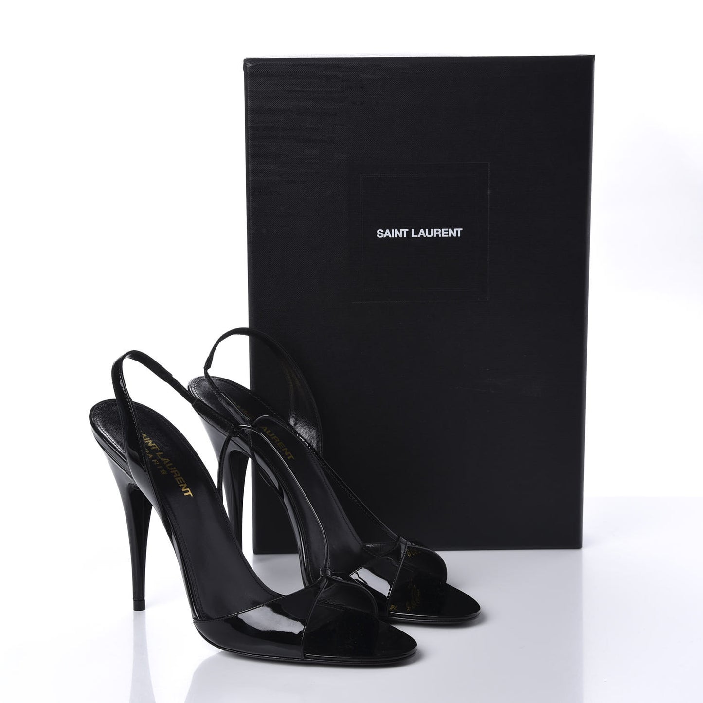 Vernice Chiffon Anouk 110 Sandals 38.5 Black