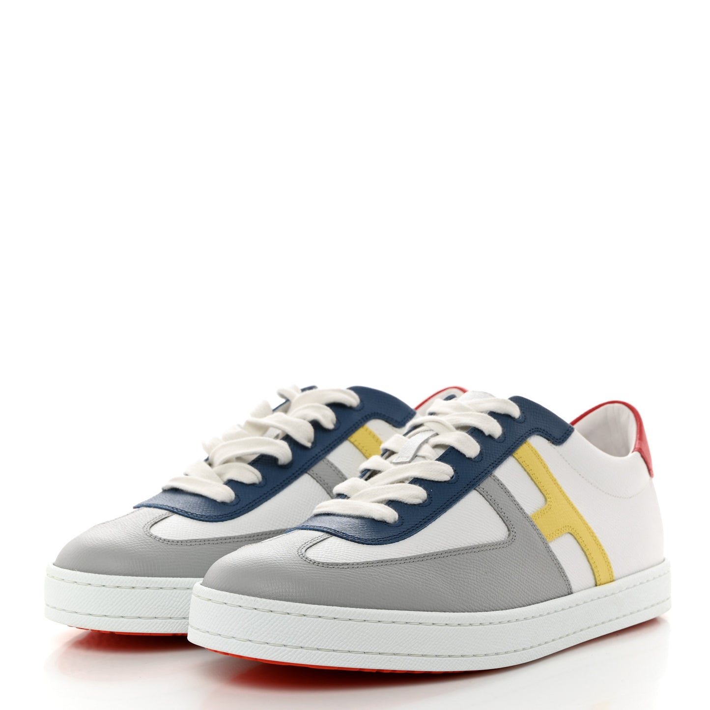 Epsom Mens Boomerang Sneakers 42.5 Multicolore White