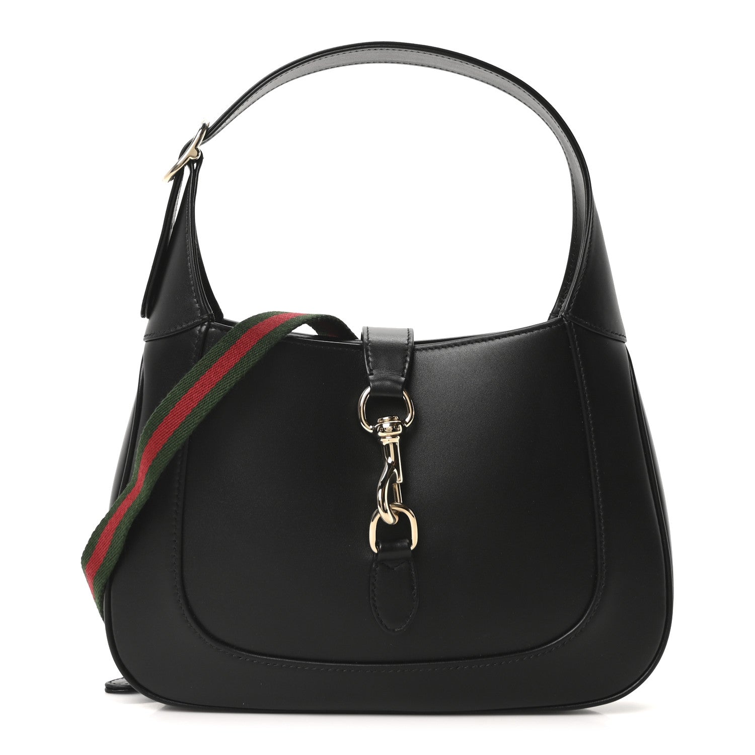 Gucci Calfskin Small Jackie Shoulder Bag Black 1798062 – FASHIONPHILE