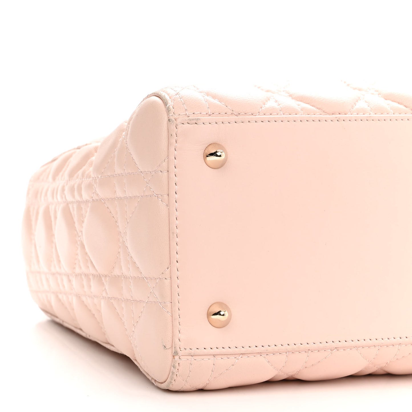 Lambskin Cannage Medium Lady Dior Light Pink