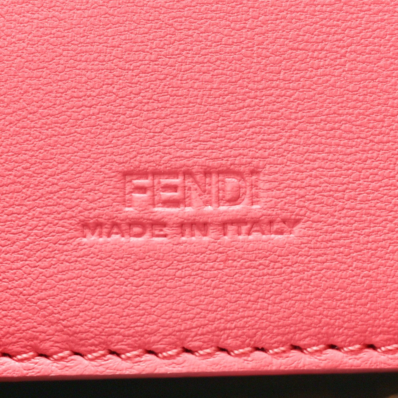 Fendi Silk Satin Phone Baguette Pink Dalia 6 of 9