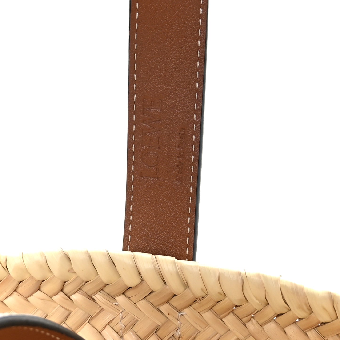 Raffia Small Basket Tote Bag Natural Tan