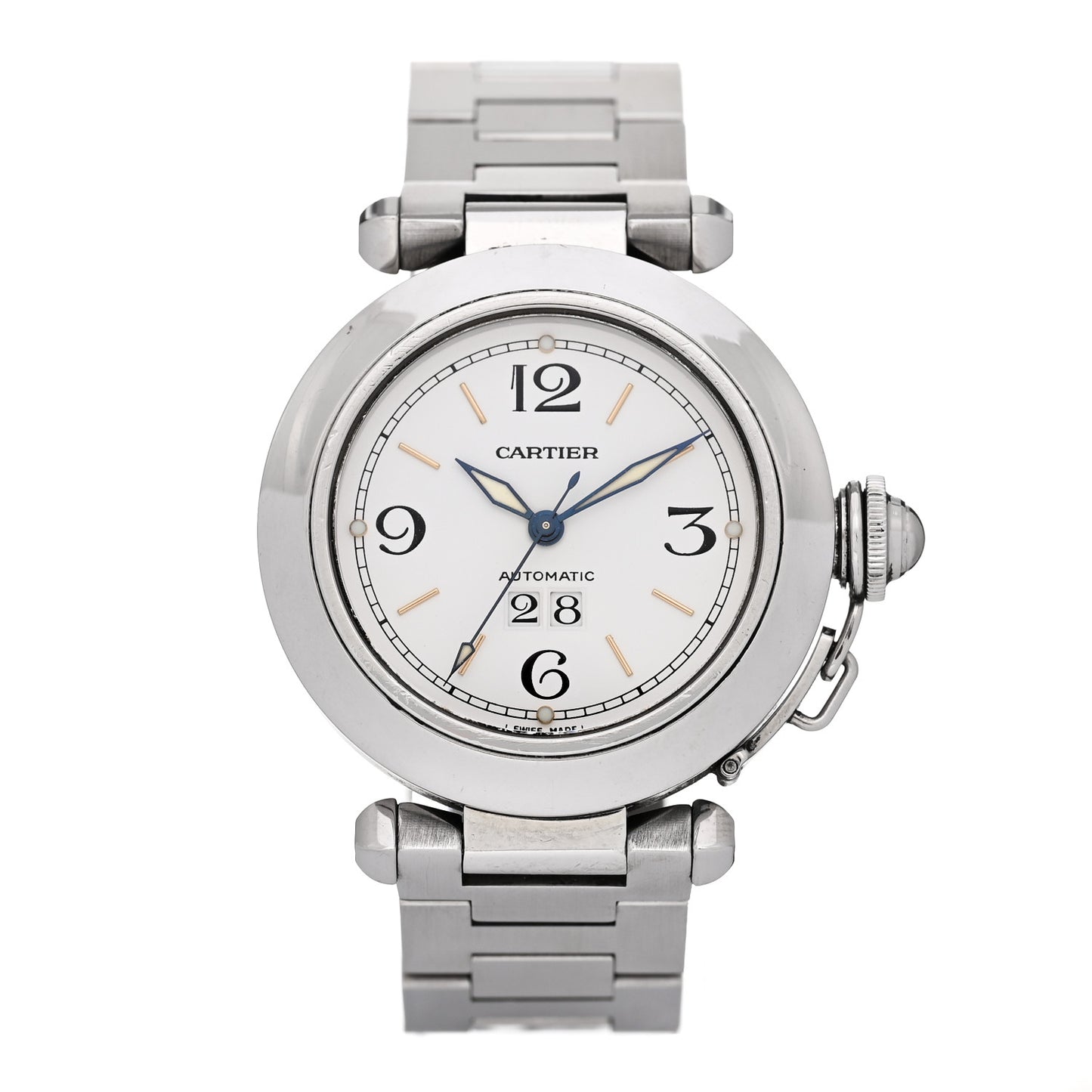 Stainless Steel 35mm Pasha C Big Date Automatic Watch