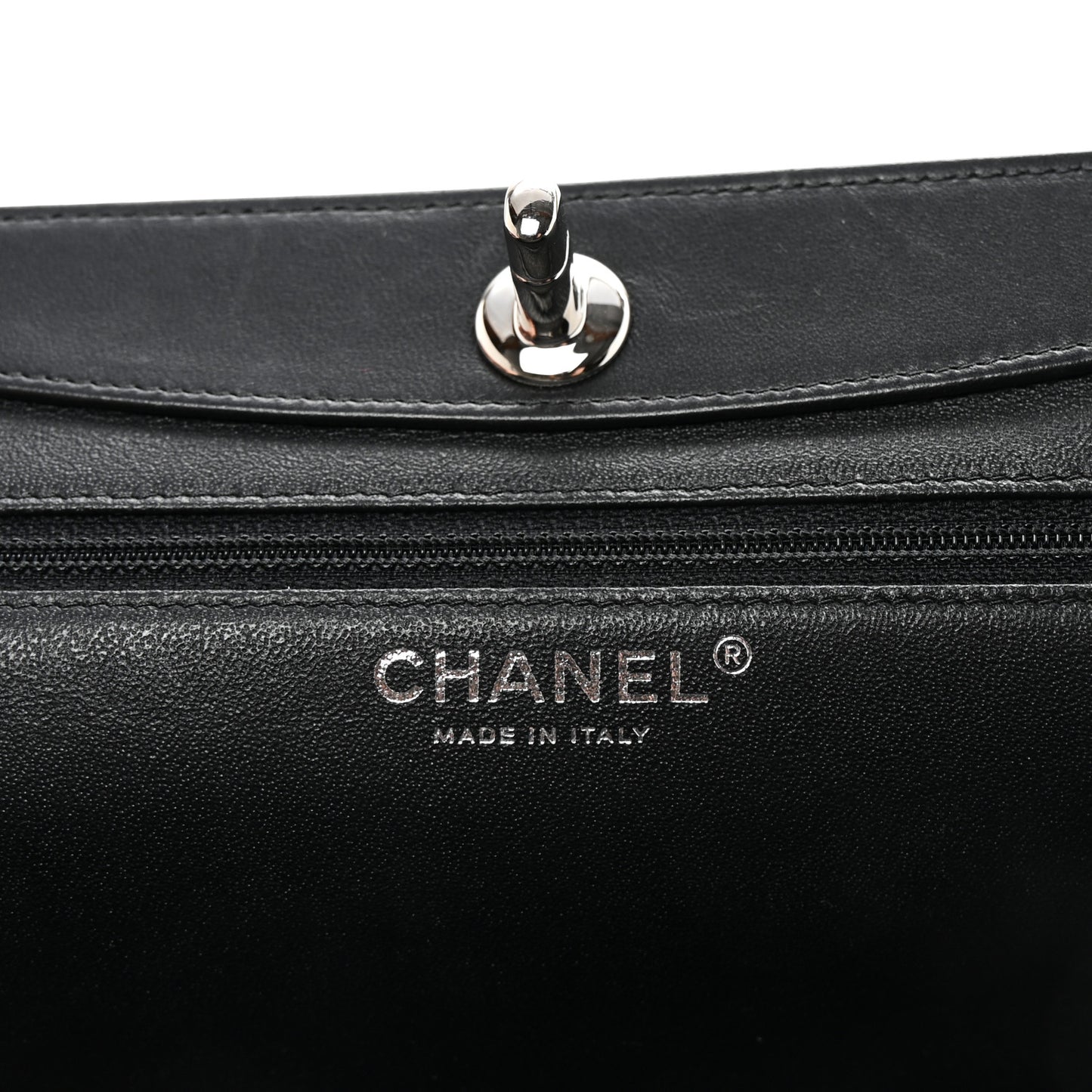 Lambskin Quilted Clutch Black