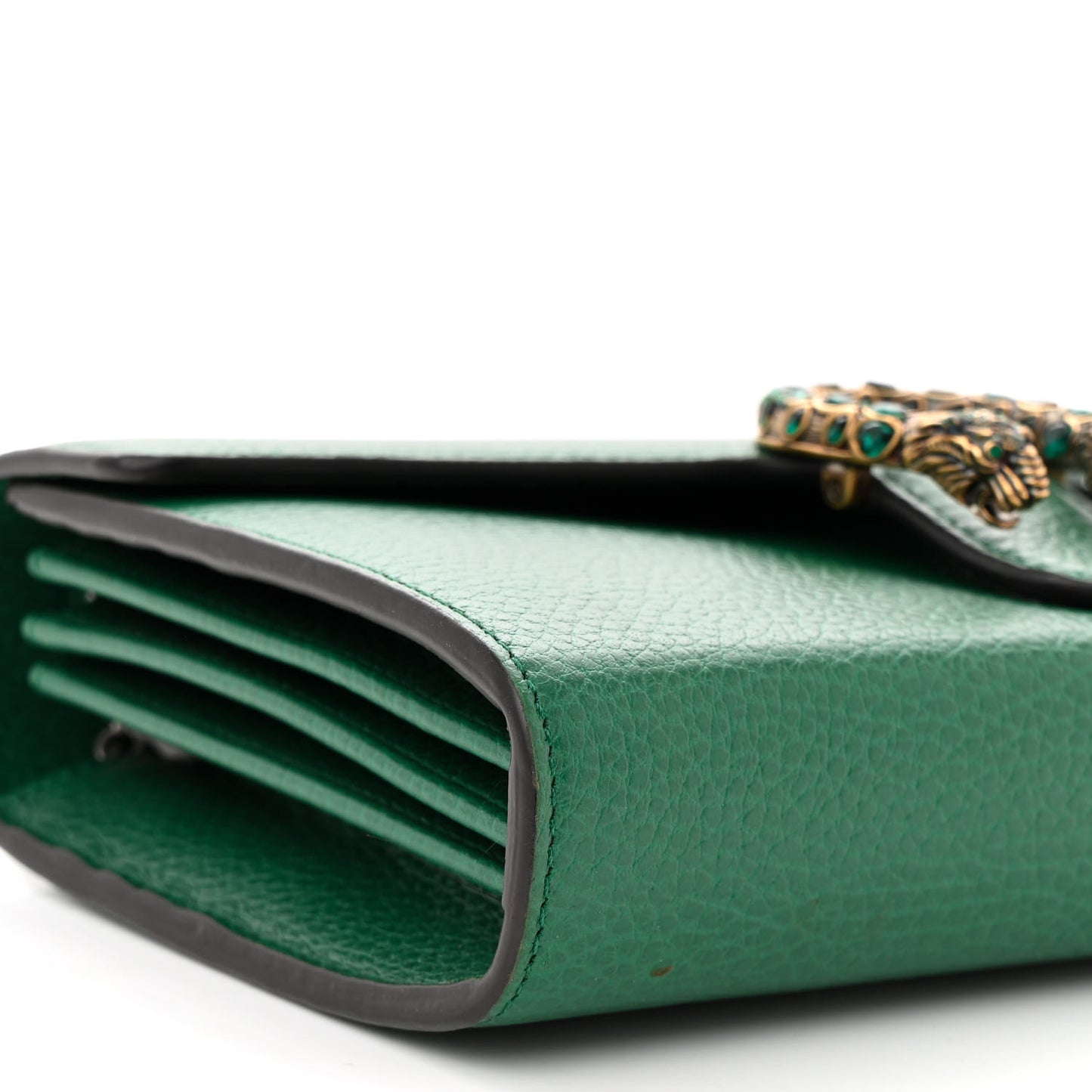 Calfskin Mini Dionysus Chain Wallet Emerald