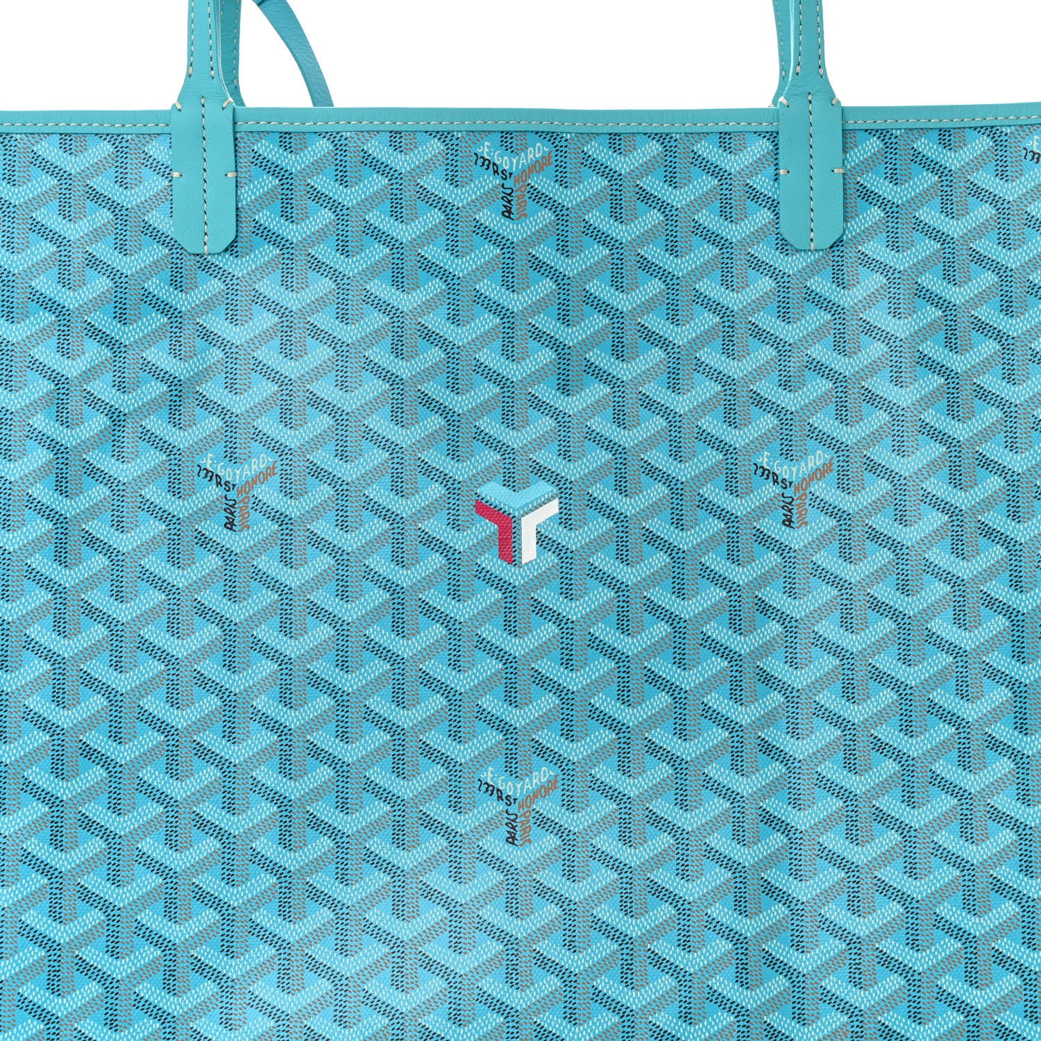 Goyard Goyardine Saint Louis GM Balise Beach Towel Set Turquoise 10 of 12