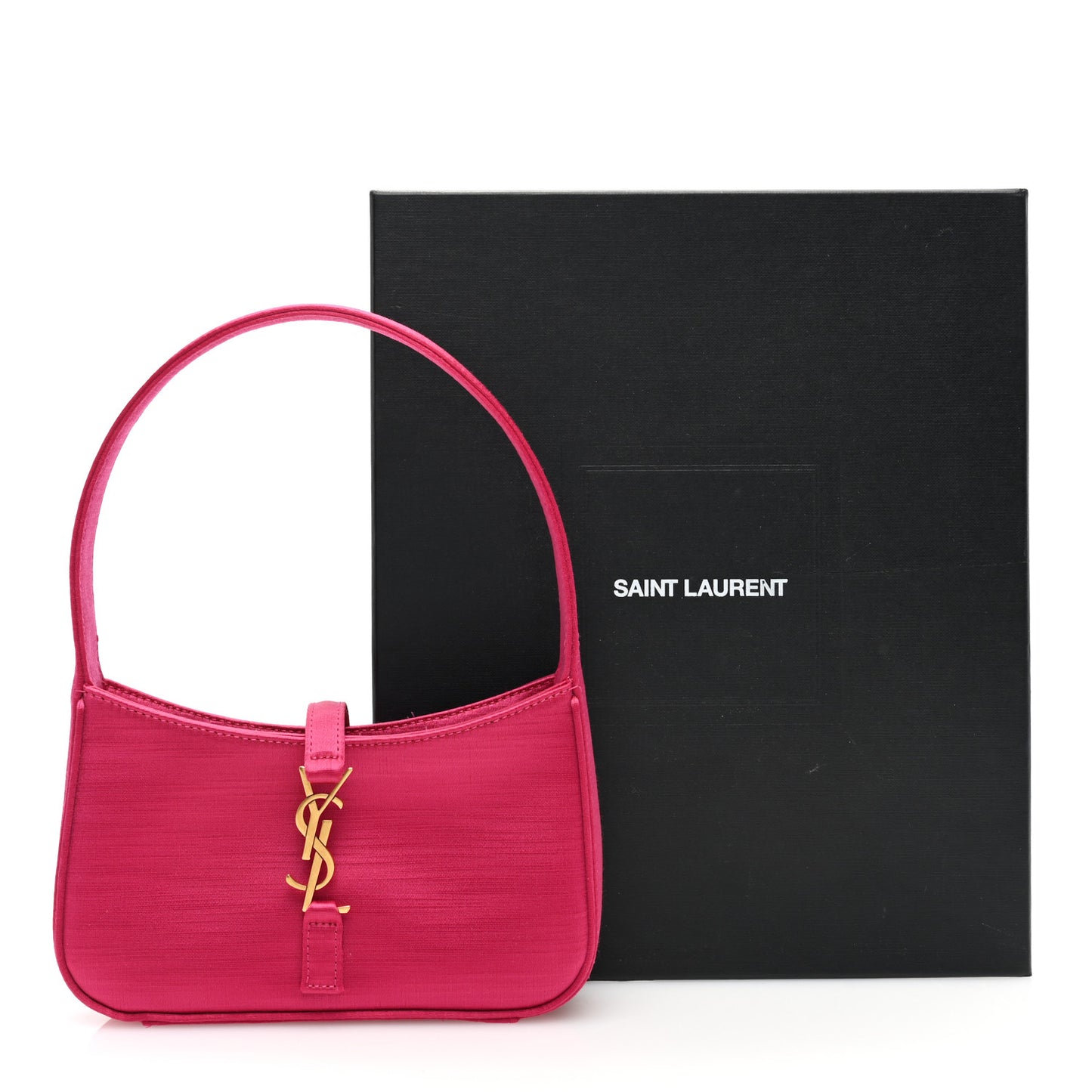 Satin Le 5 A 7 Mini Hobo Guava Pink