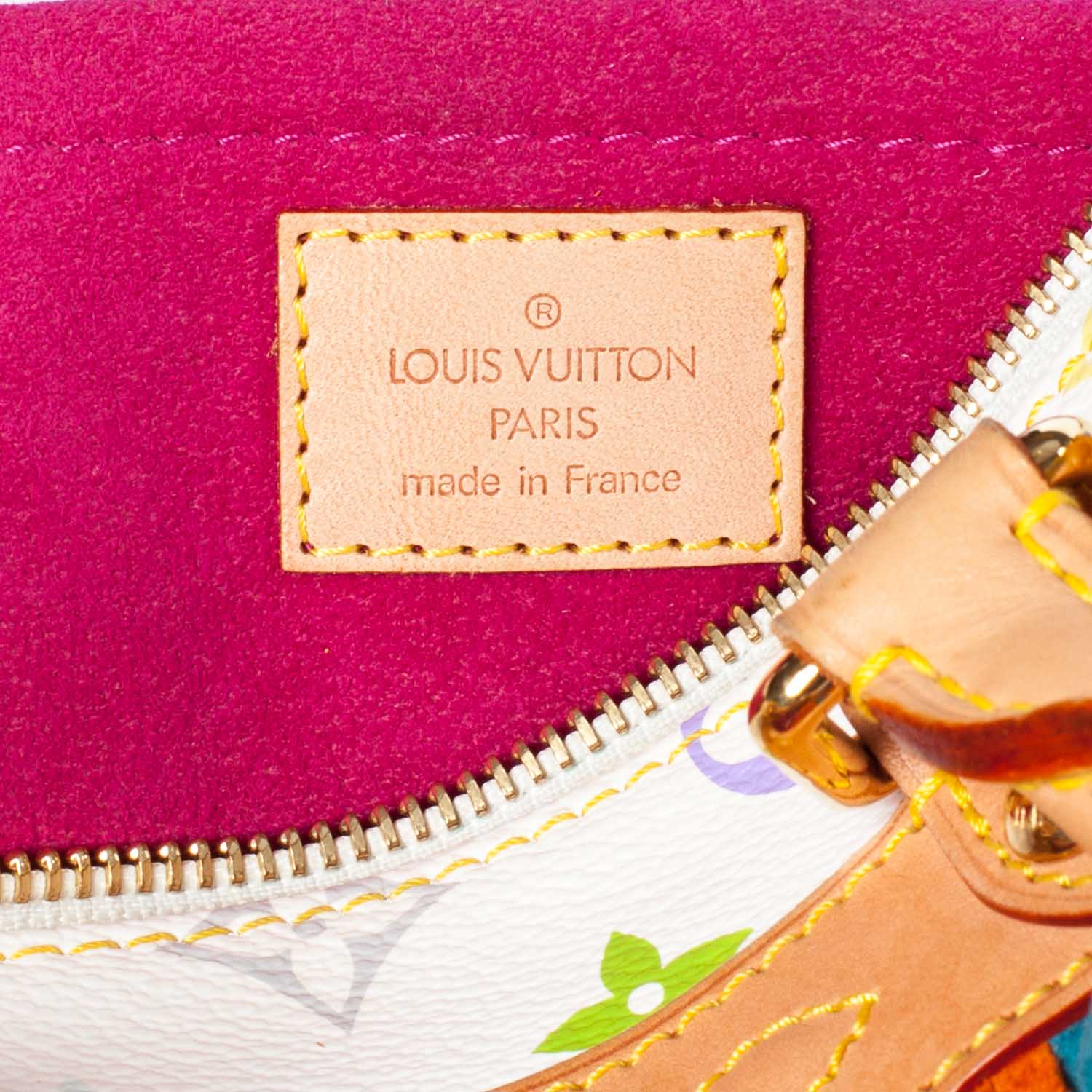 Louis Vuitton Monogram Multicolor Fringe Speedy 25 White 7 of 9