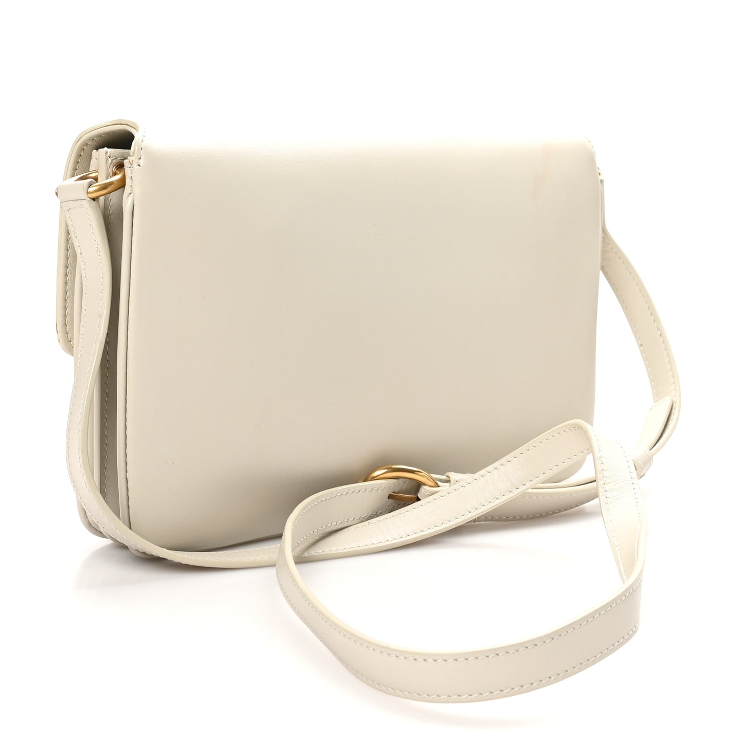 Smooth Calfskin Le Maillon Satchel Crema Soft