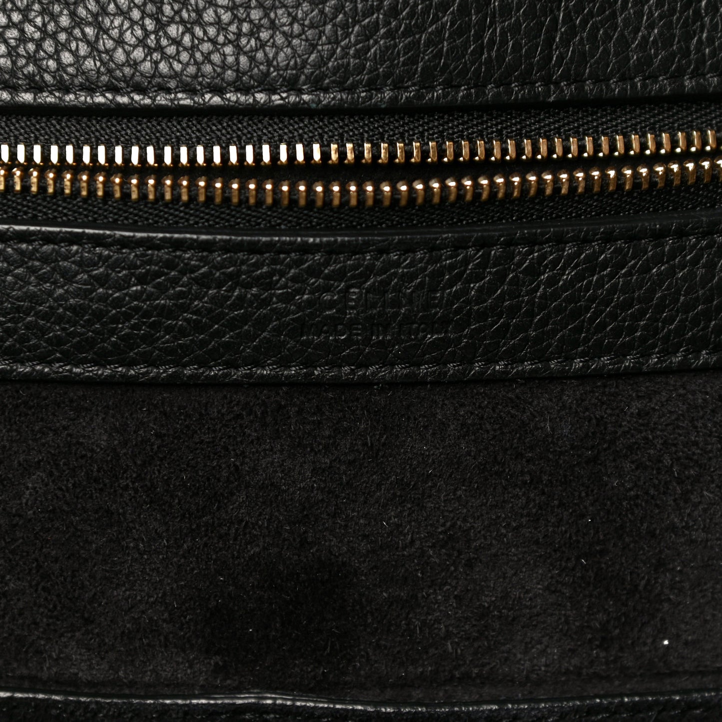 Soft Grained Calfskin Medium Belt Cabas Phantom Black