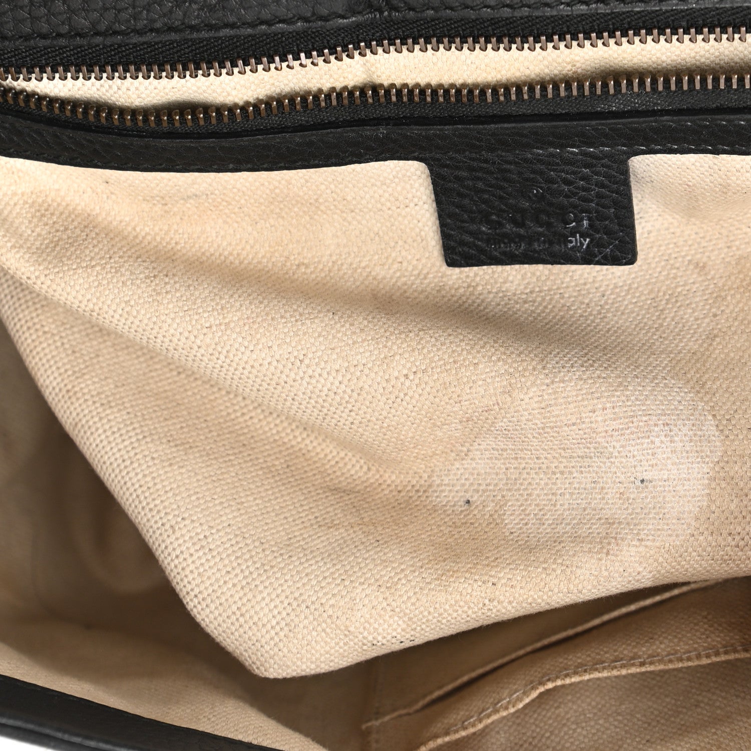 Gucci Calfskin Small GG Marmont Top Handle Bag Black 8 of 11