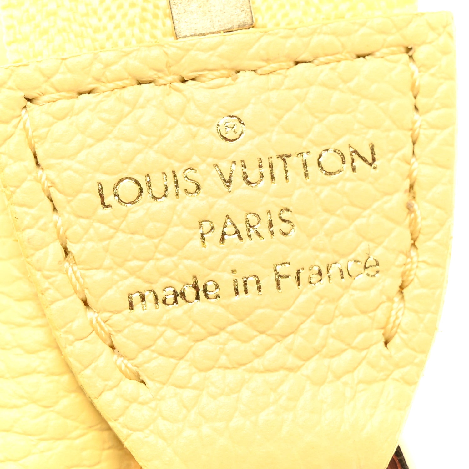 Louis Vuitton Empreinte Monogram Mini Pochette Accessories Lemon Curd Yellow 6 of 7