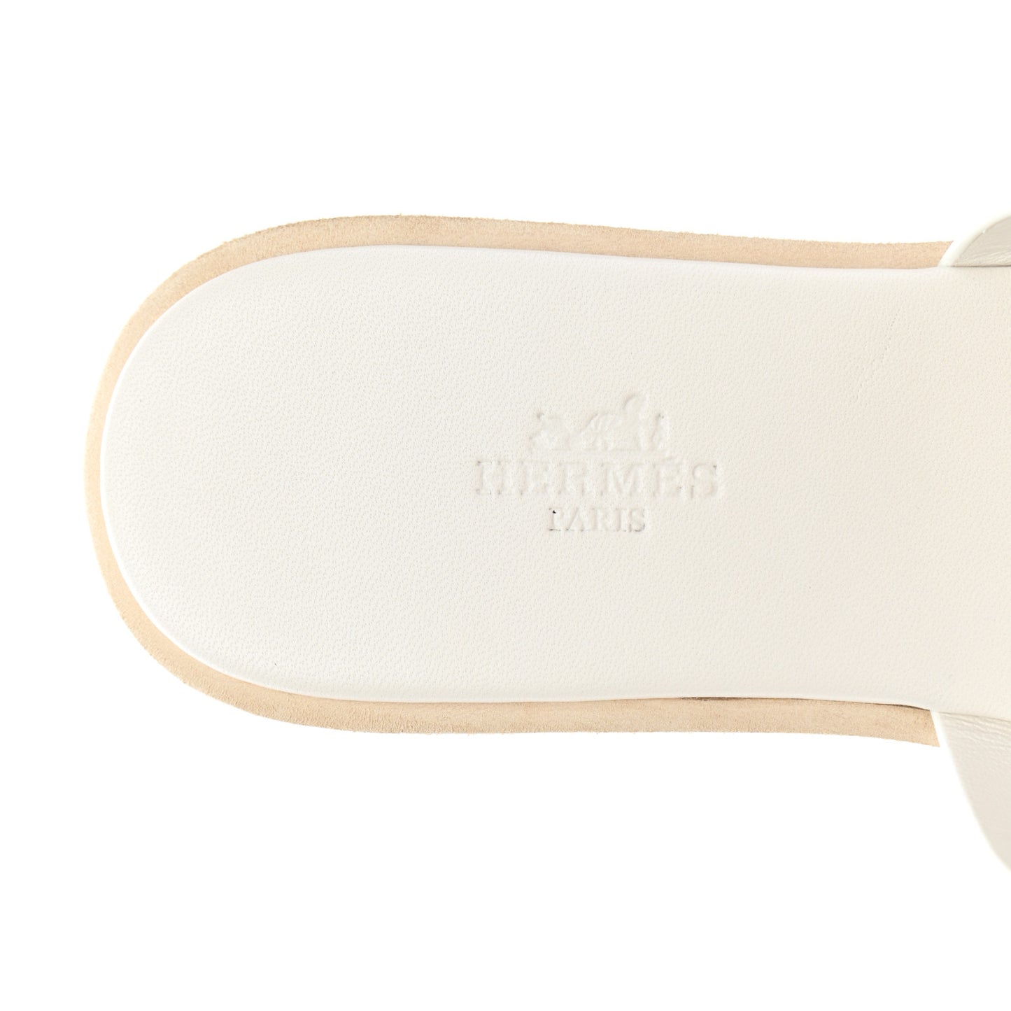 Calfskin Cork Eze 30 Sandals 37 White