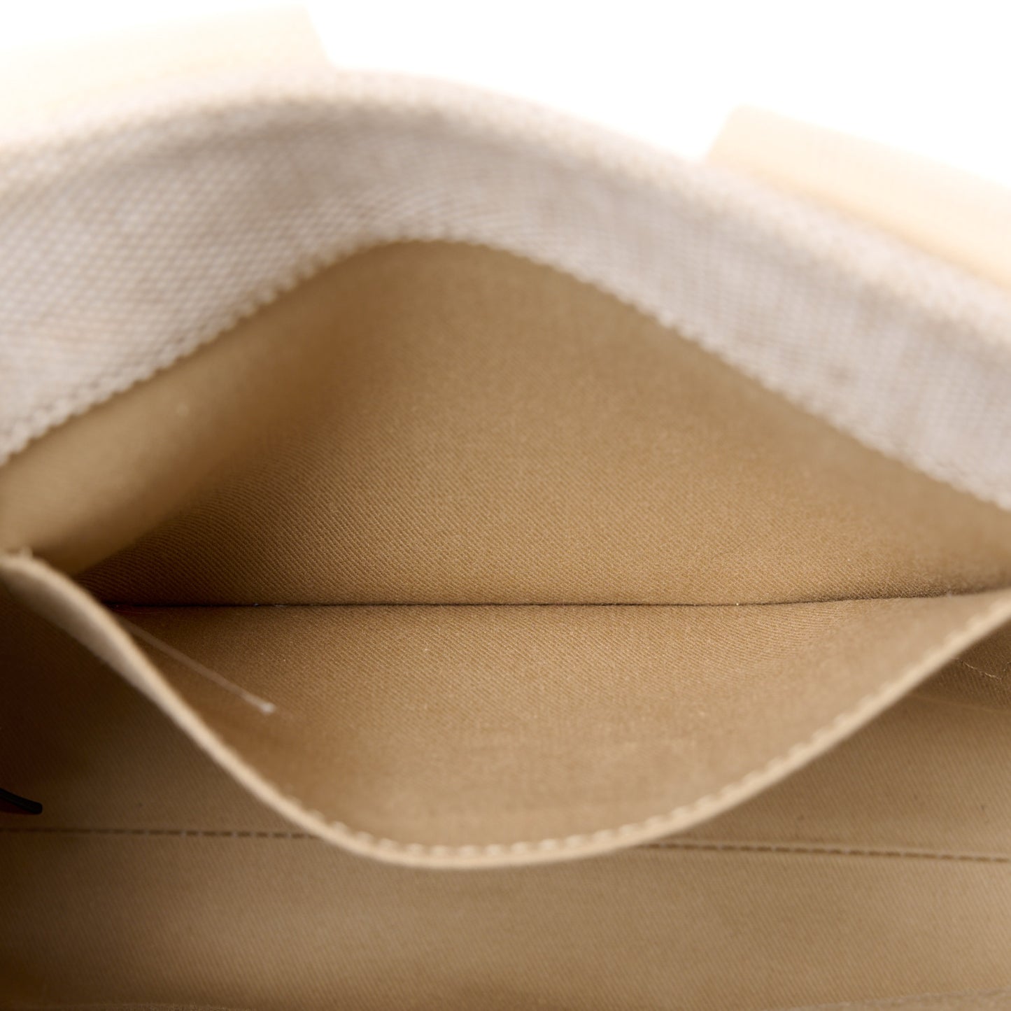 Cotton Calfskin Small Woody Ribbon Tote With Strap White Brown