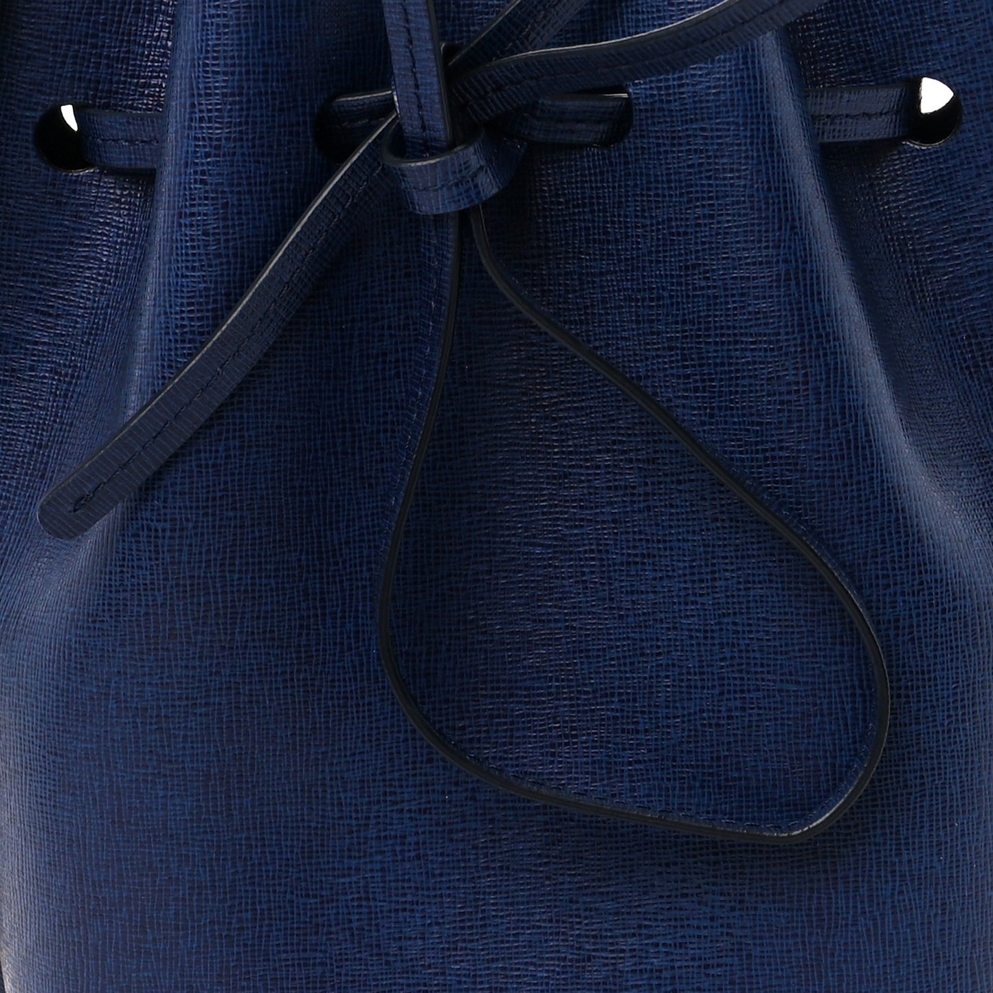 Saffiano Mini Bucket Bag Blue
