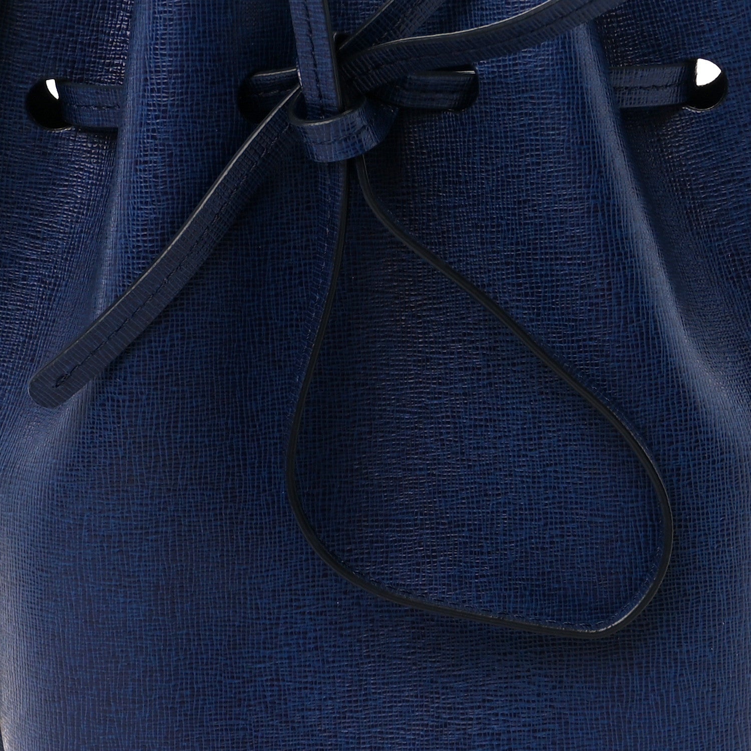 Mansur Gavriel Saffiano Mini Bucket Bag Blue 8 of 10