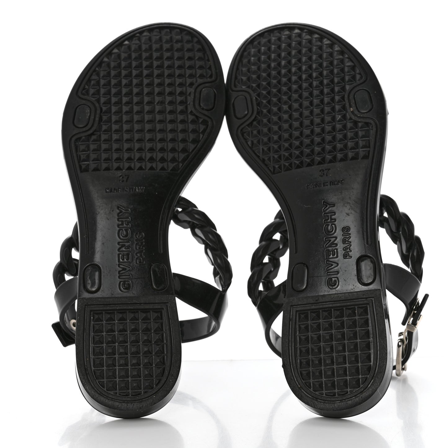 Jelly Chain Nea Sandal Flats 37 Black