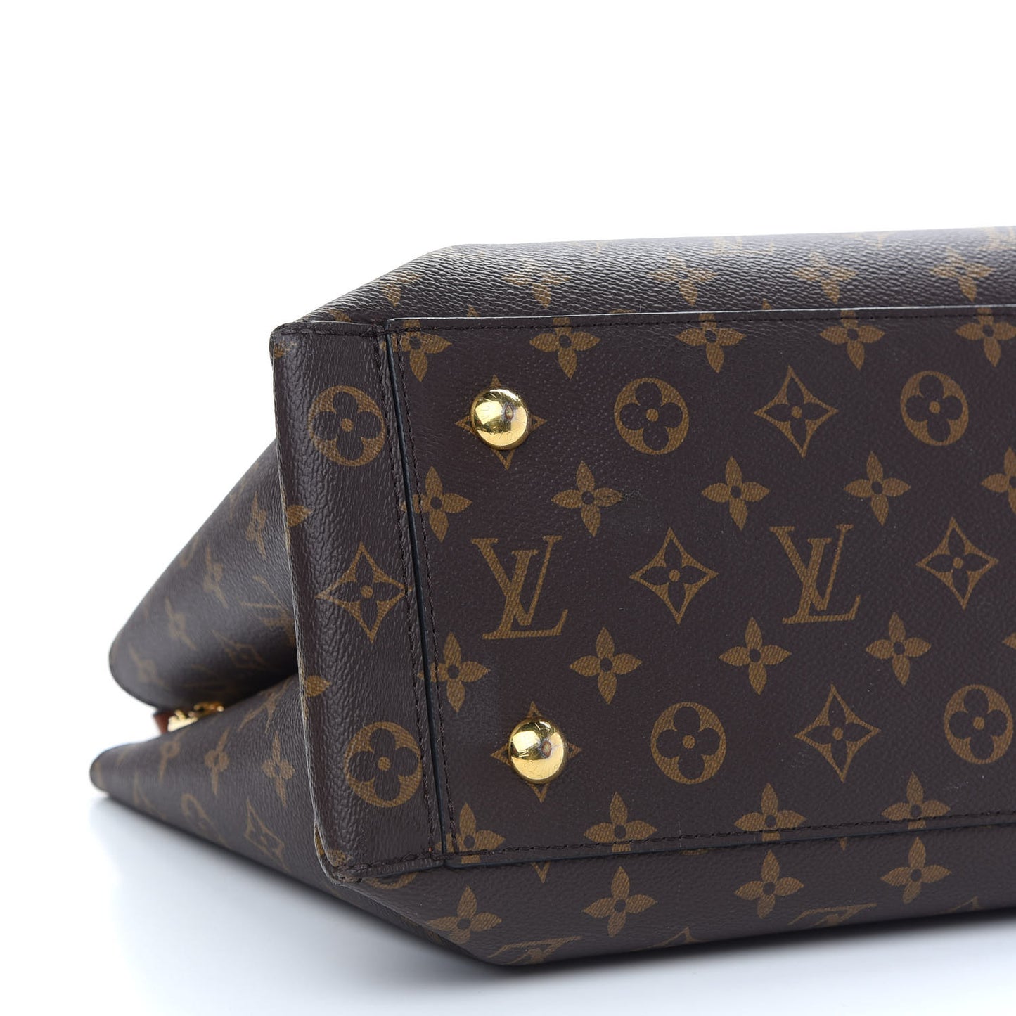 Monogram Flower Tote Caramel
