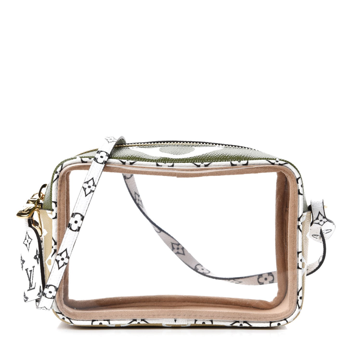 Monogram Giant Beach Pouch Kaki