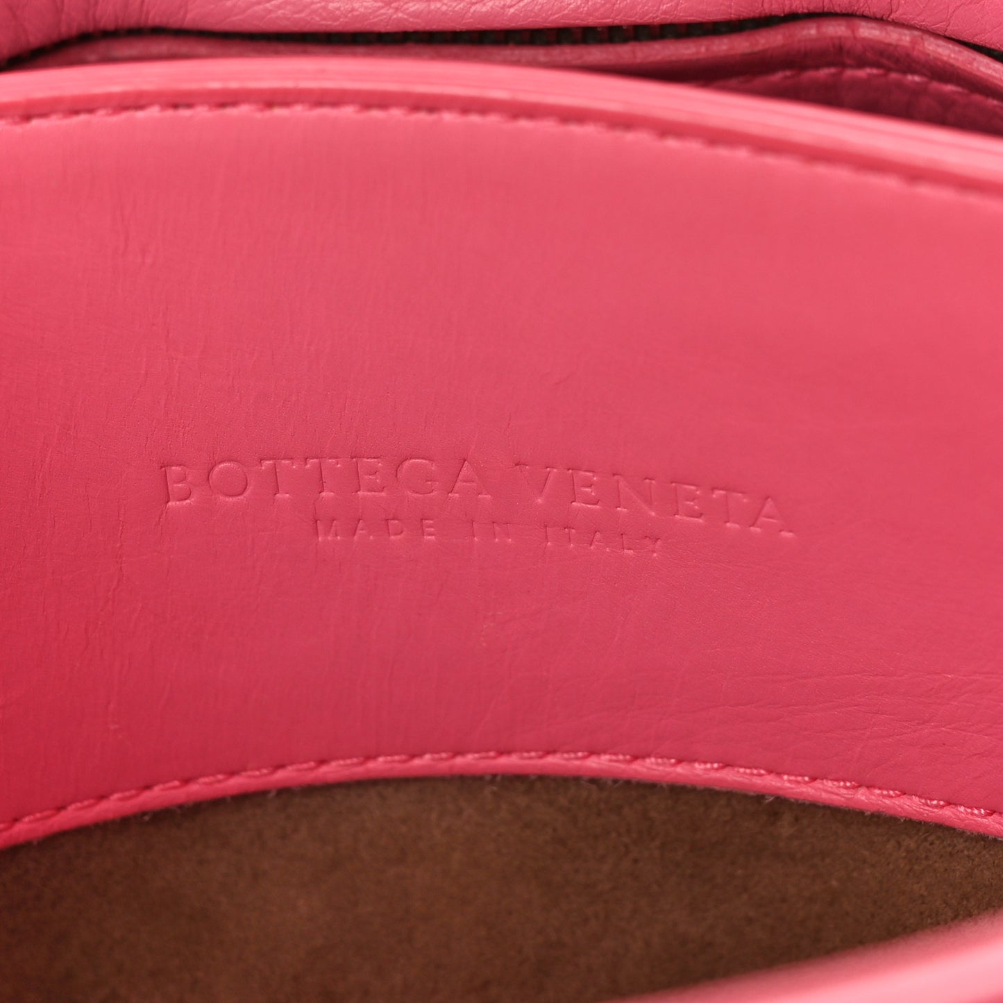 Calfskin Intrecciato Mini Roma Pink