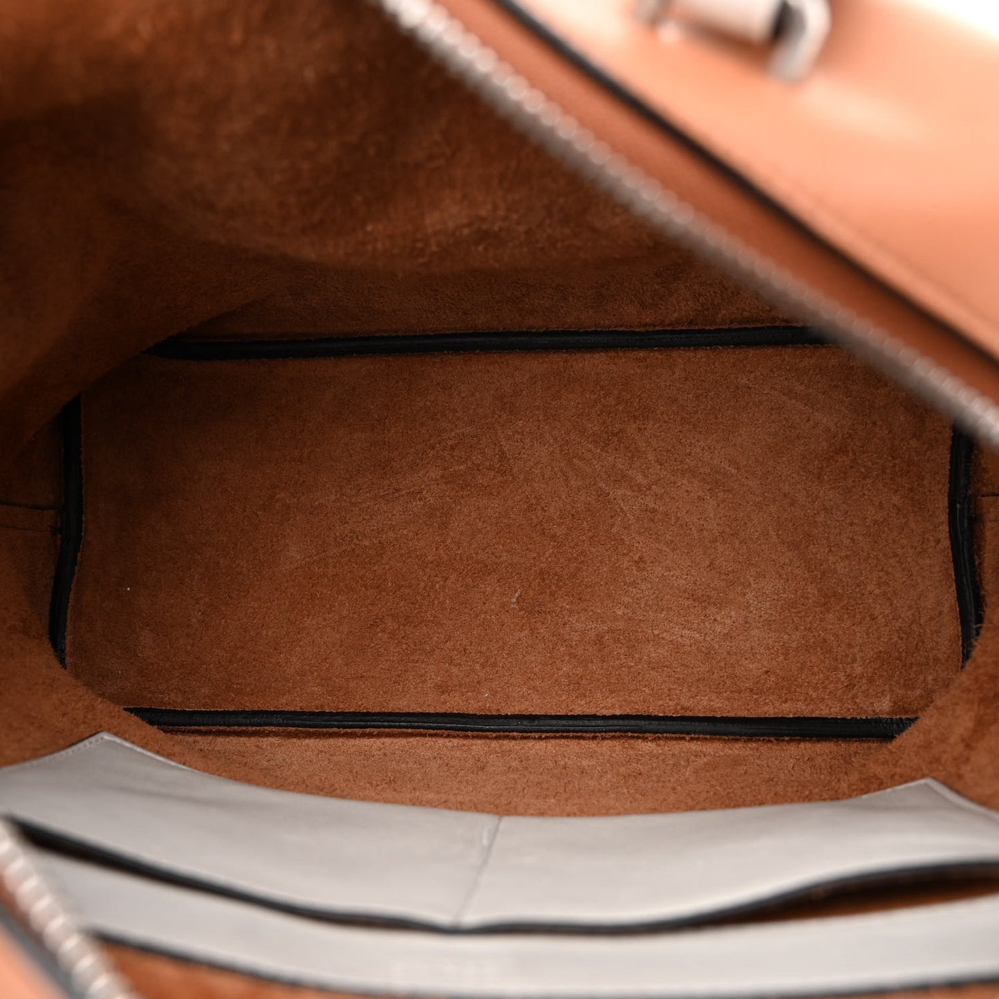 Lambskin Small Soft Cube Satchel Light Tan