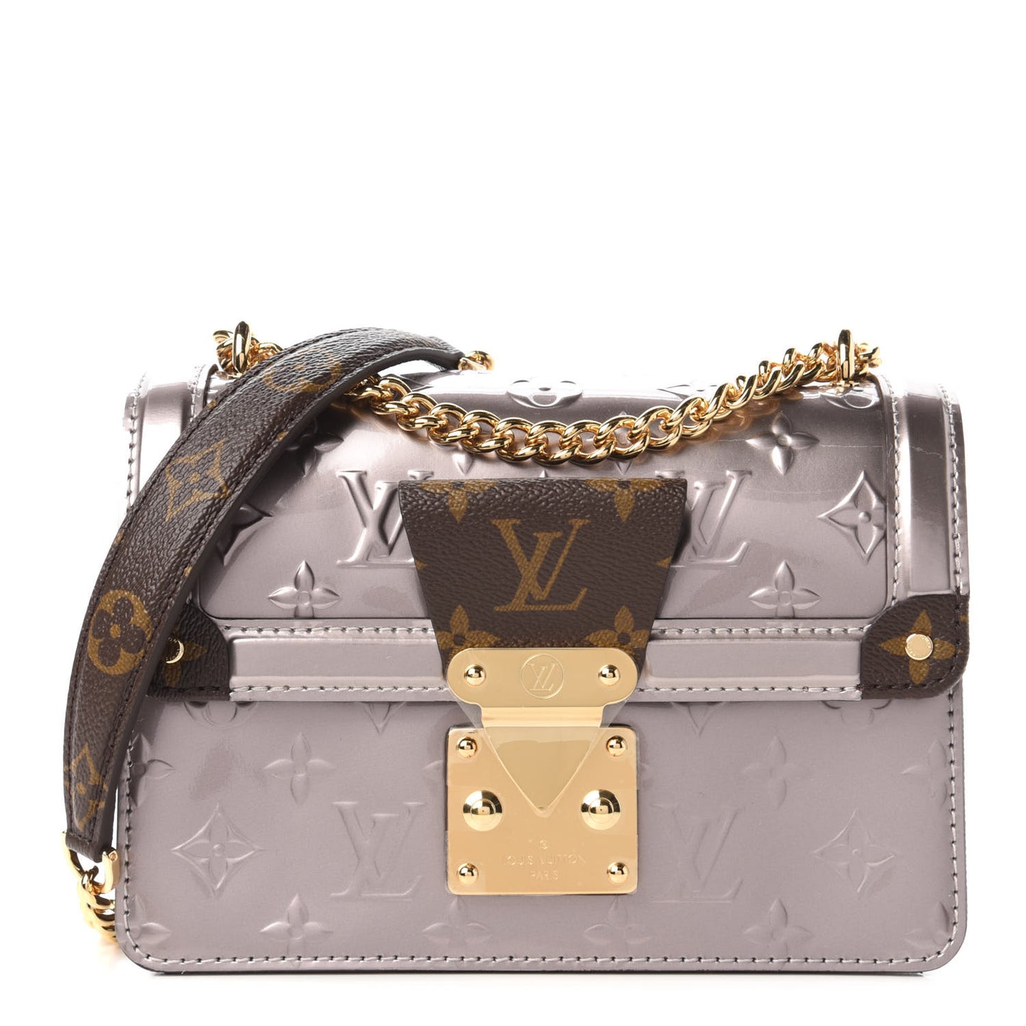 Vernis Epi Monogram Wynwood Metallic Taupe Grey