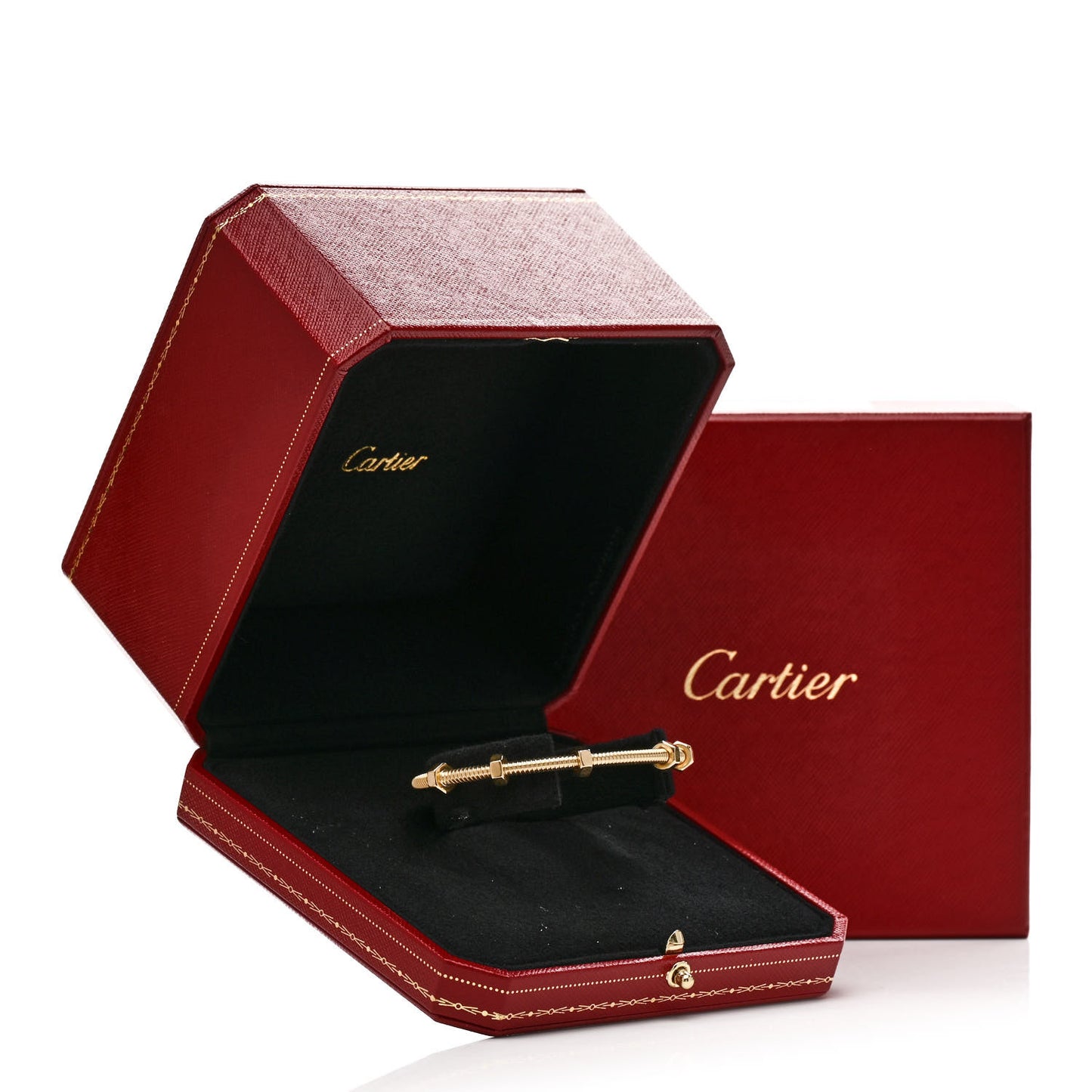 18K Yellow Gold Ecrou de Cartier Bracelet 18
