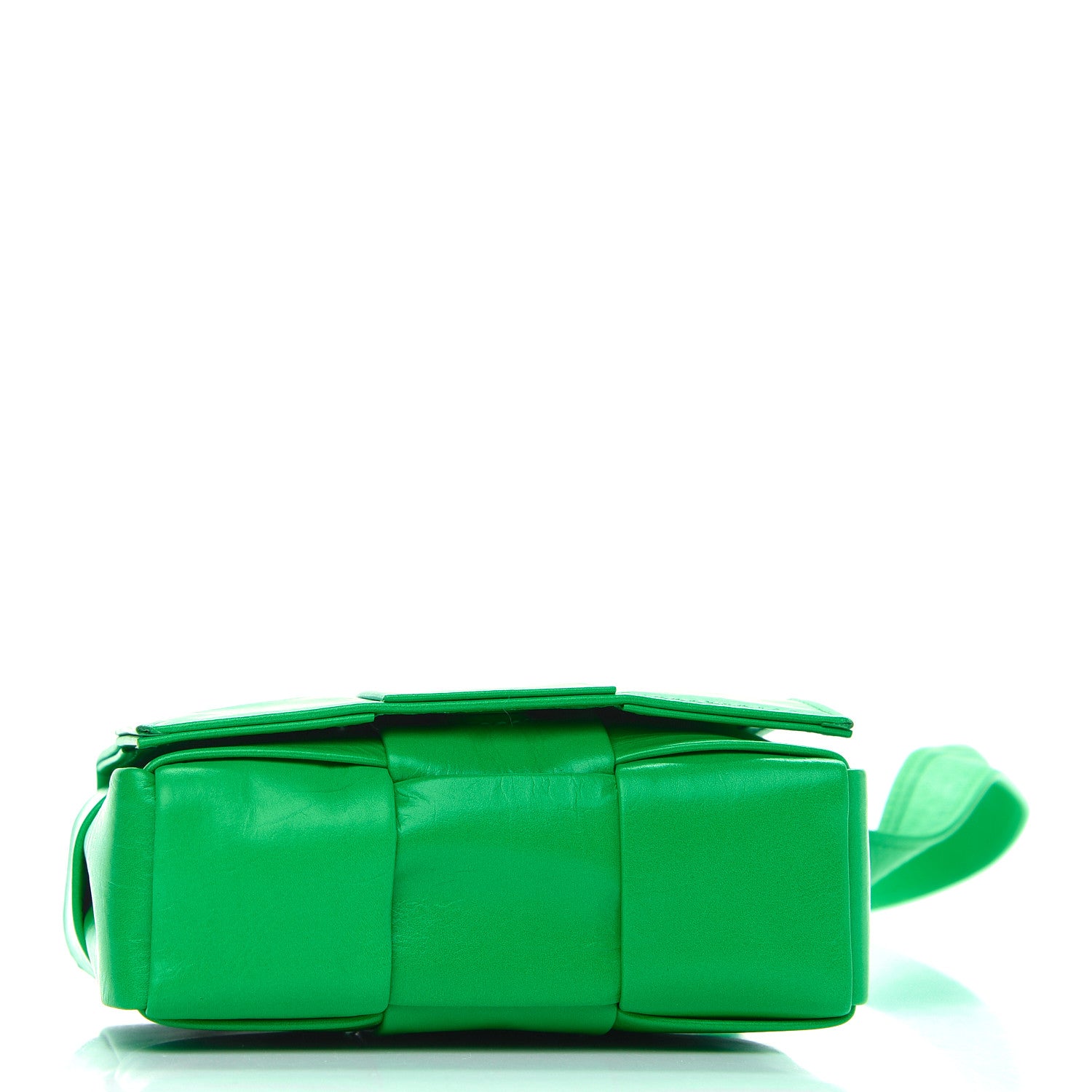 Bottega Veneta Paper Calfskin Maxi Intreccio Extra Mini Cassette Crossbody Bag Grass 4 of 8