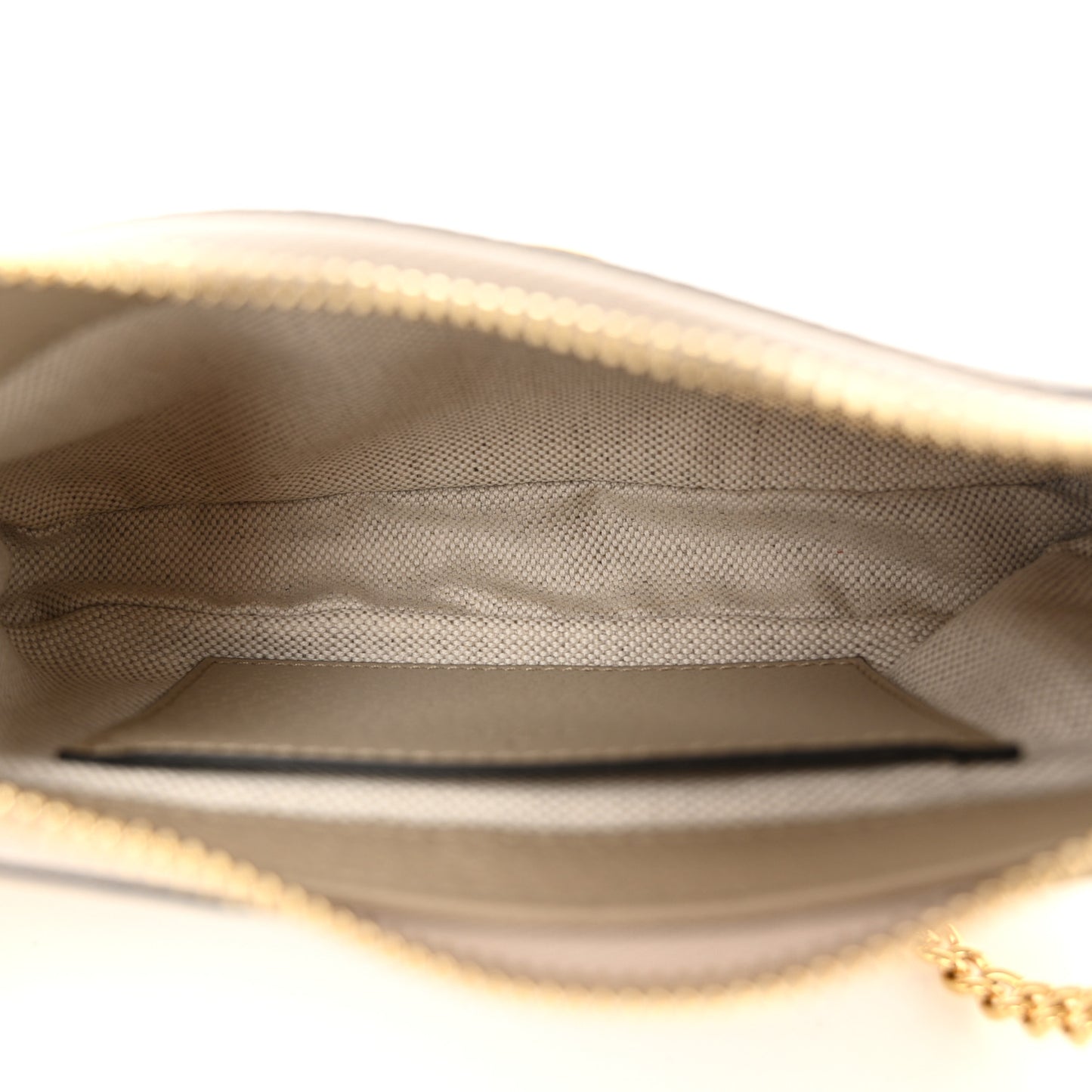 GG Supreme Monogram Textured Dollar Calfskin Web Mini Ophidia GG Handbag Beige Mystic White Oatmeal