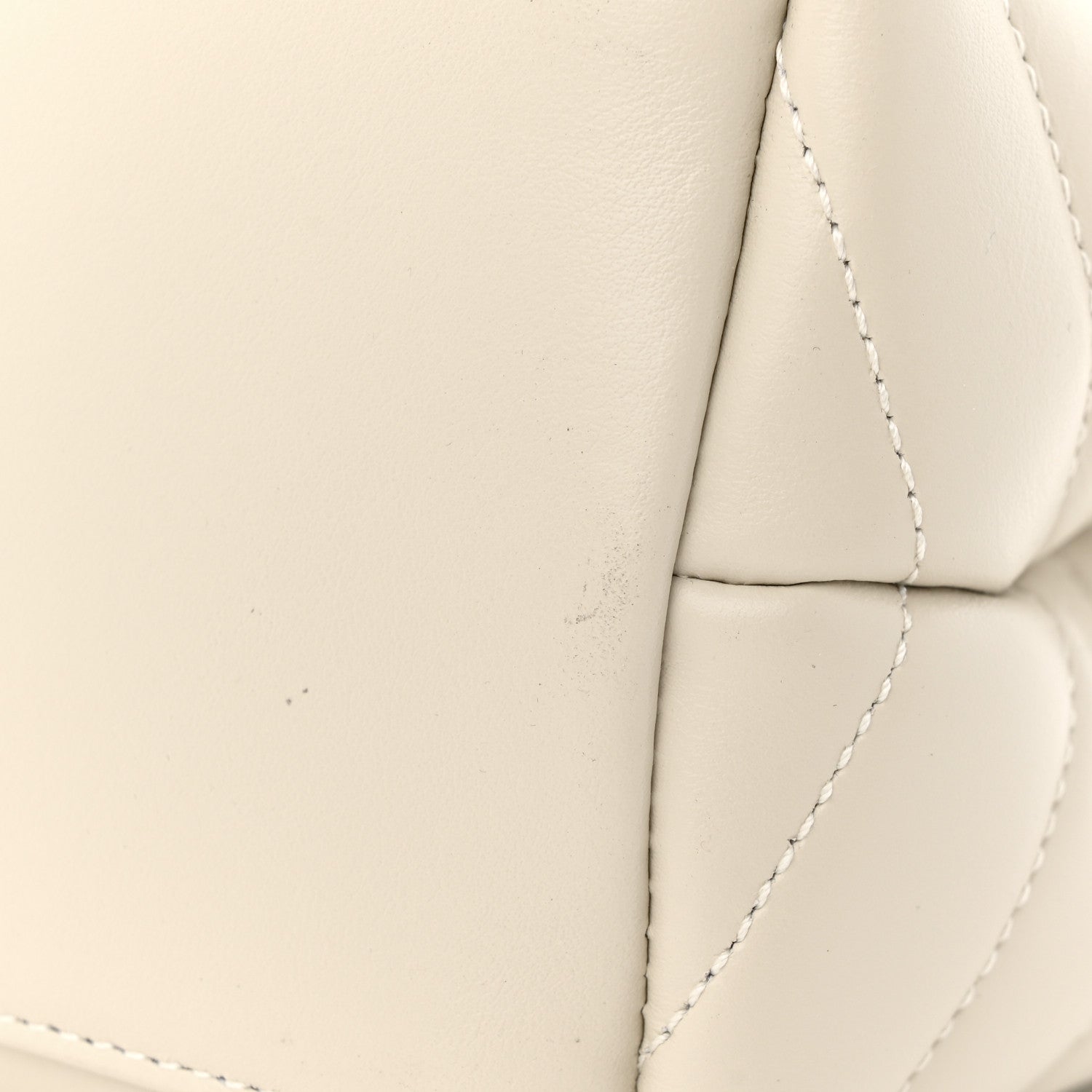 Saint Laurent Calfskin Y Quilted Monogram Medium Loulou Chain Satchel Crema Soft 11 of 11