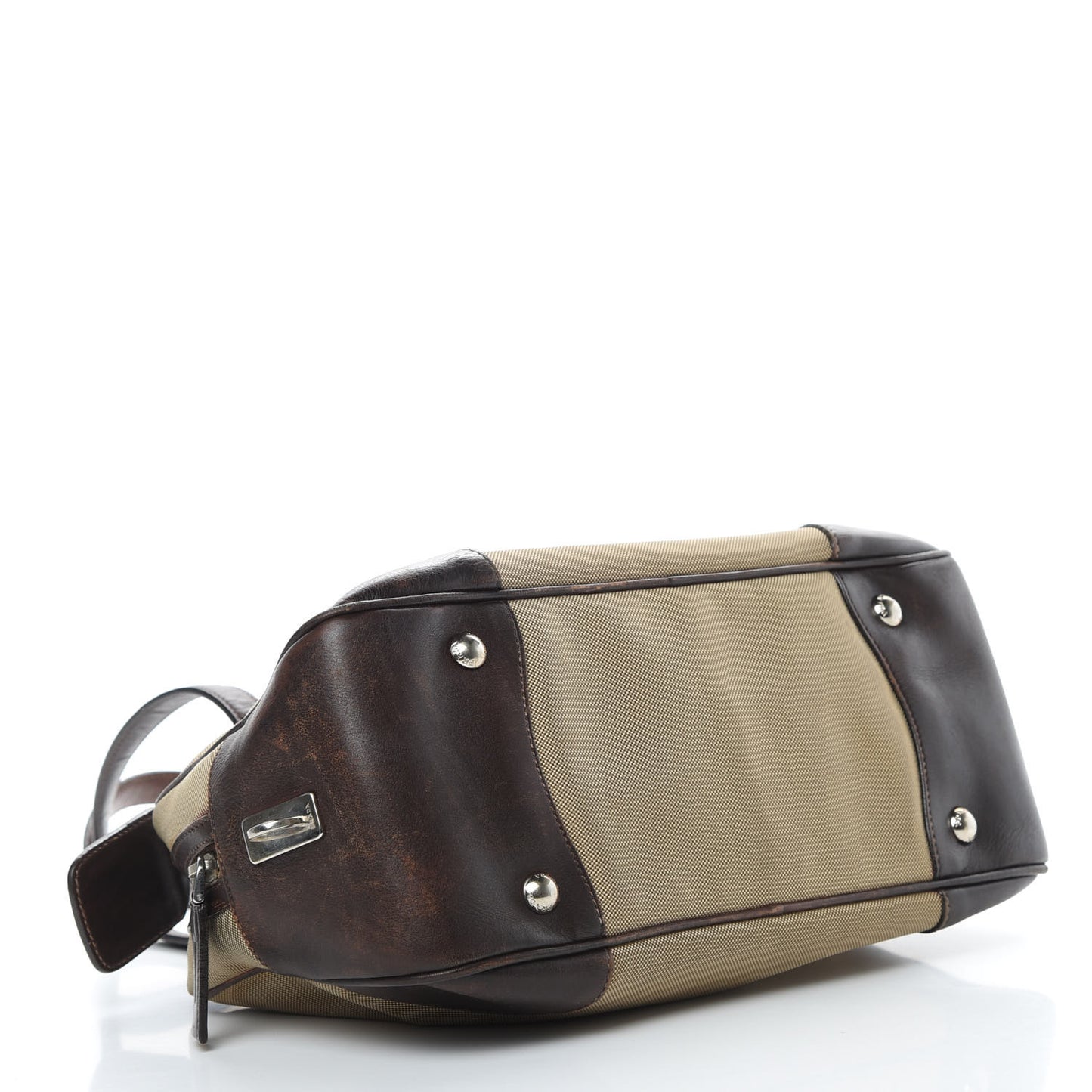 Jacquard Logo Bauletto Corda Bruciato