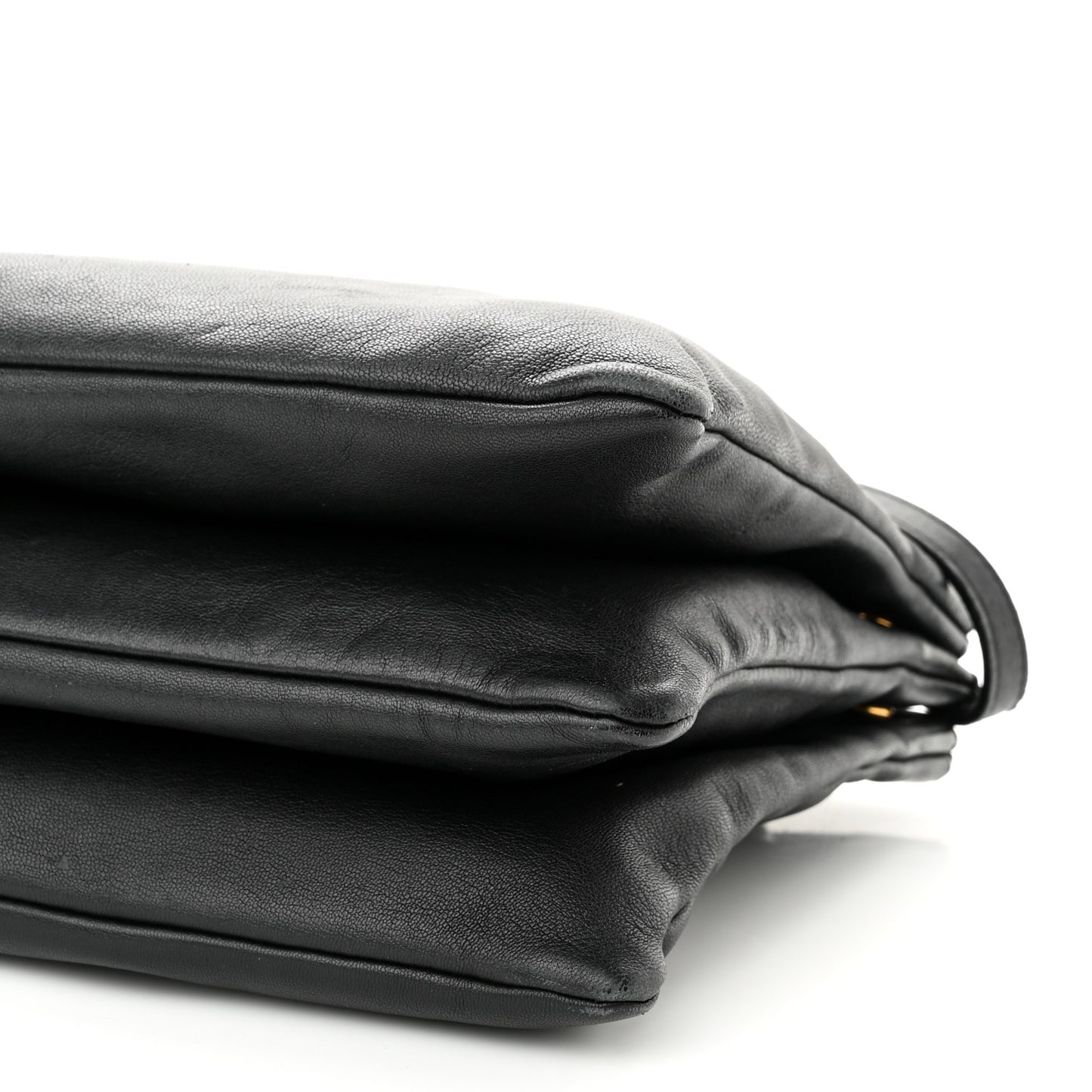 Lambskin Small Trio Crossbody Bag Black