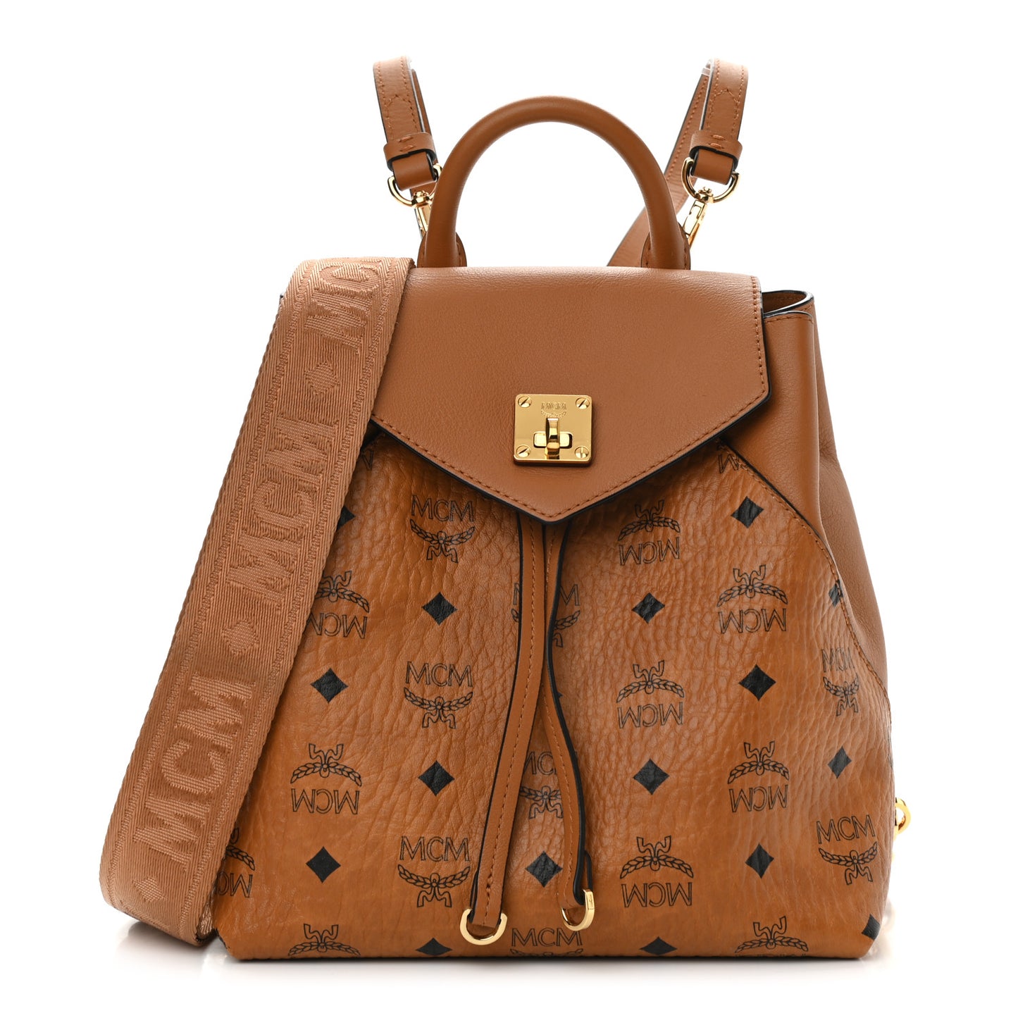 Visetos Small Essential Backpack Cognac