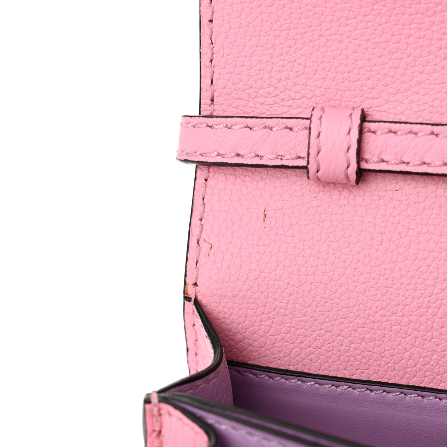 Grained Calfskin La Medusa Shoulder Bag Pink