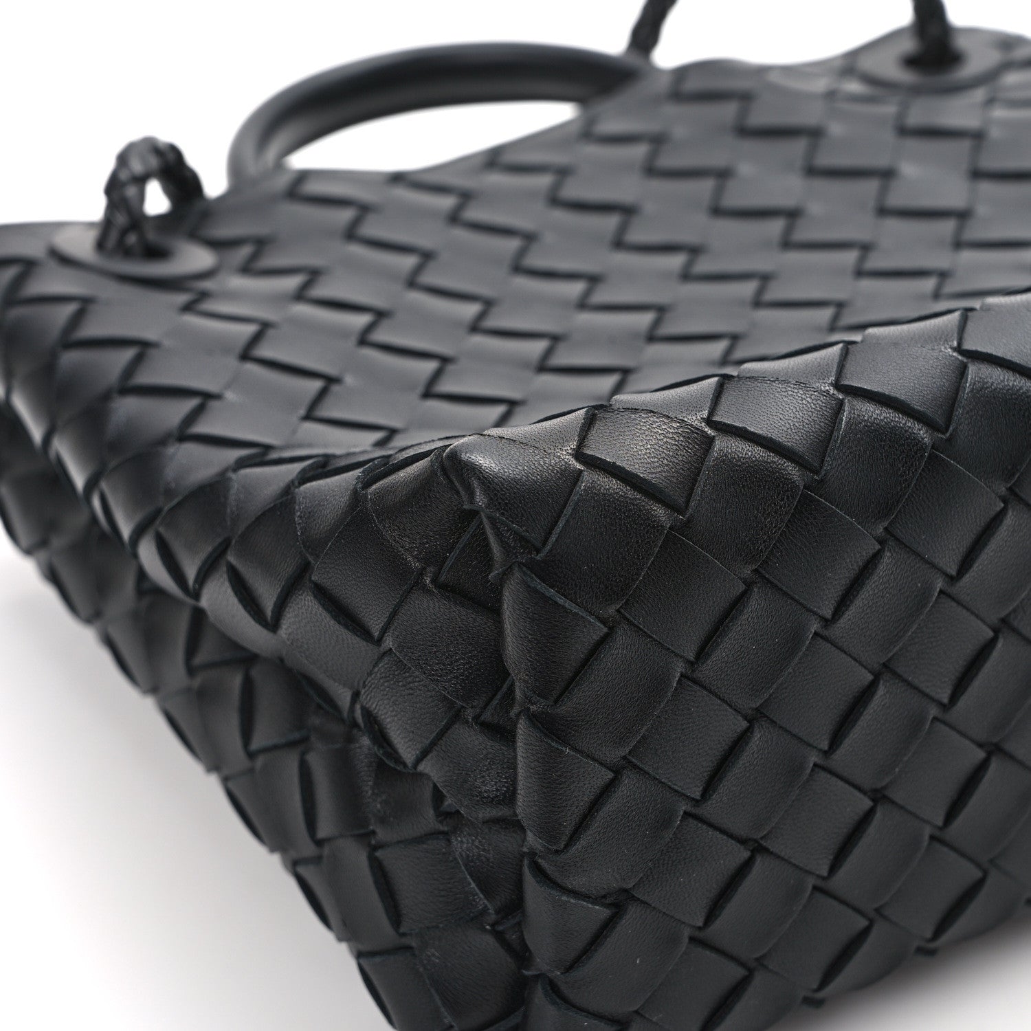 Bottega Veneta Nappa Intrecciato Small Andiamo Shoulder Bag Black 10 of 12