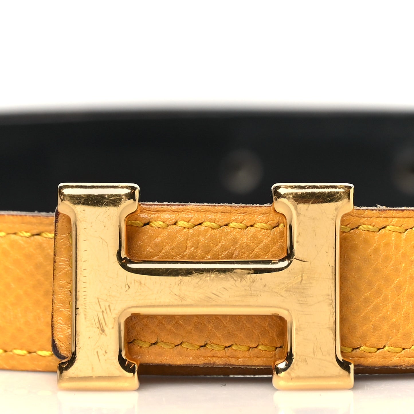 Courchevel Chamonix 24mm Mini Constance H Belt 70 70 28 Black Jaune