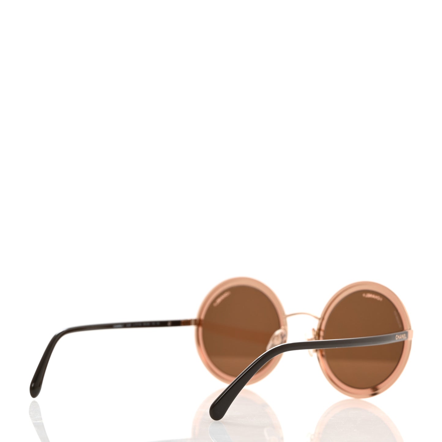 Metal Round Sunglasses 4226 Rose Gold