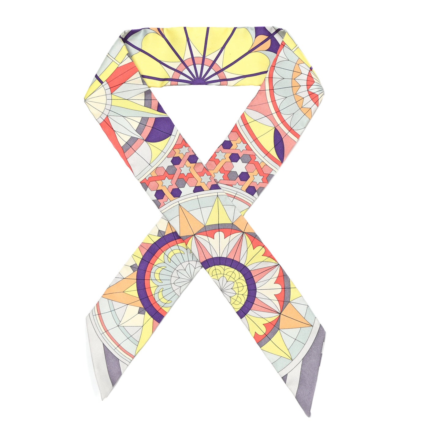 Silk Rose De Compass Twilly