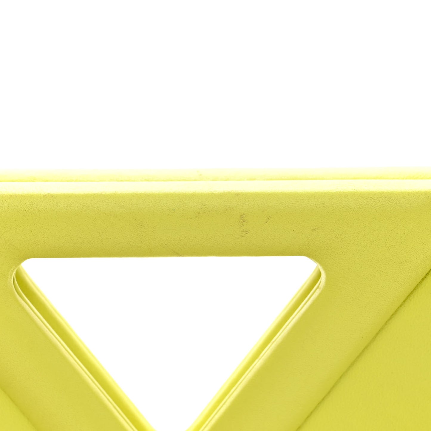 Calfskin Small The Point Triangle Bag Seagrass