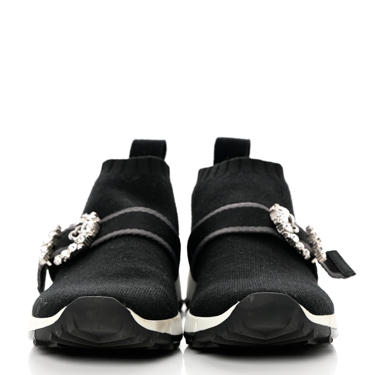 Knit Crystal Cheri Oakland Sneaker 36 Black