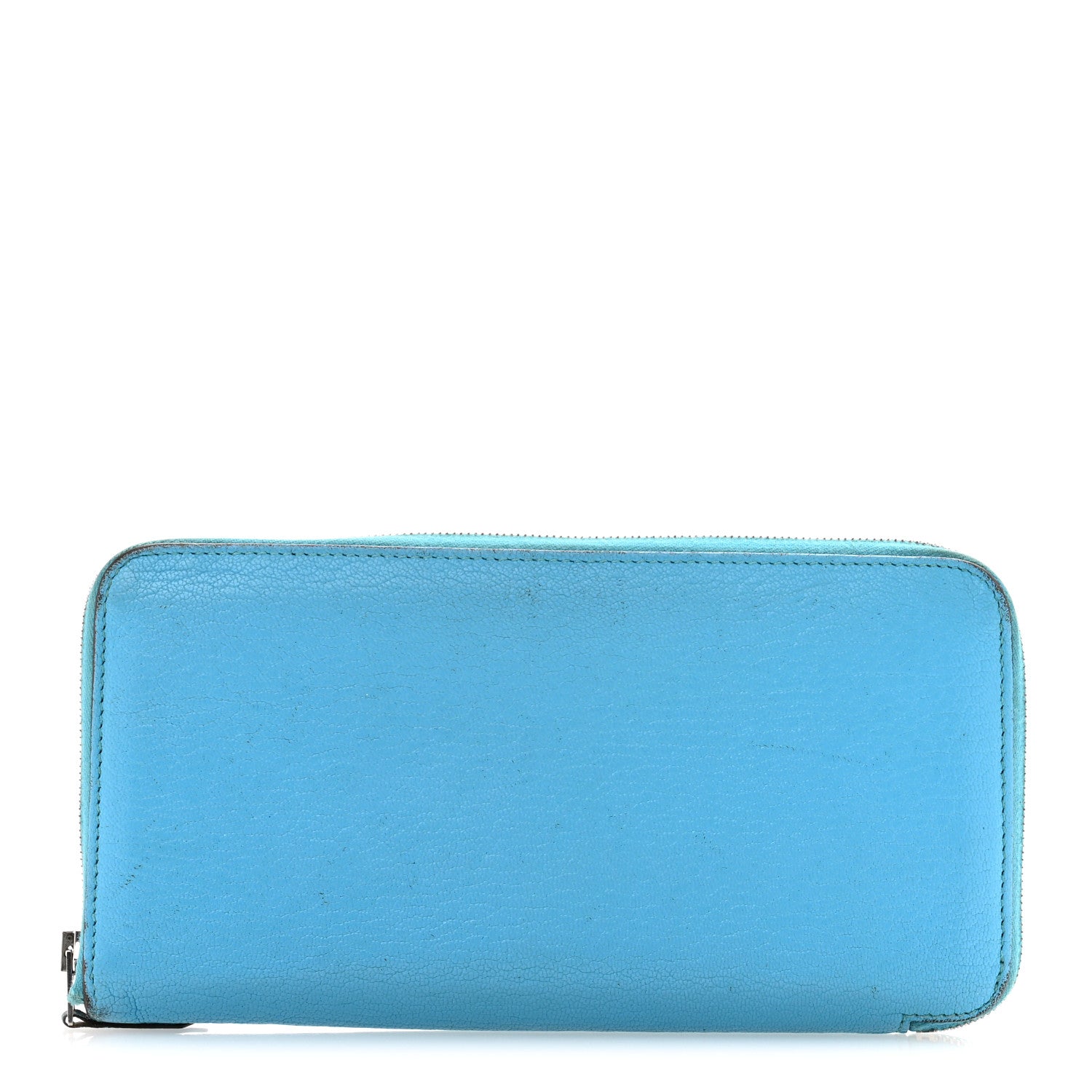 Hermes Chevre Mysore Azap Wallet Turquoise 1735895 – FASHIONPHILE